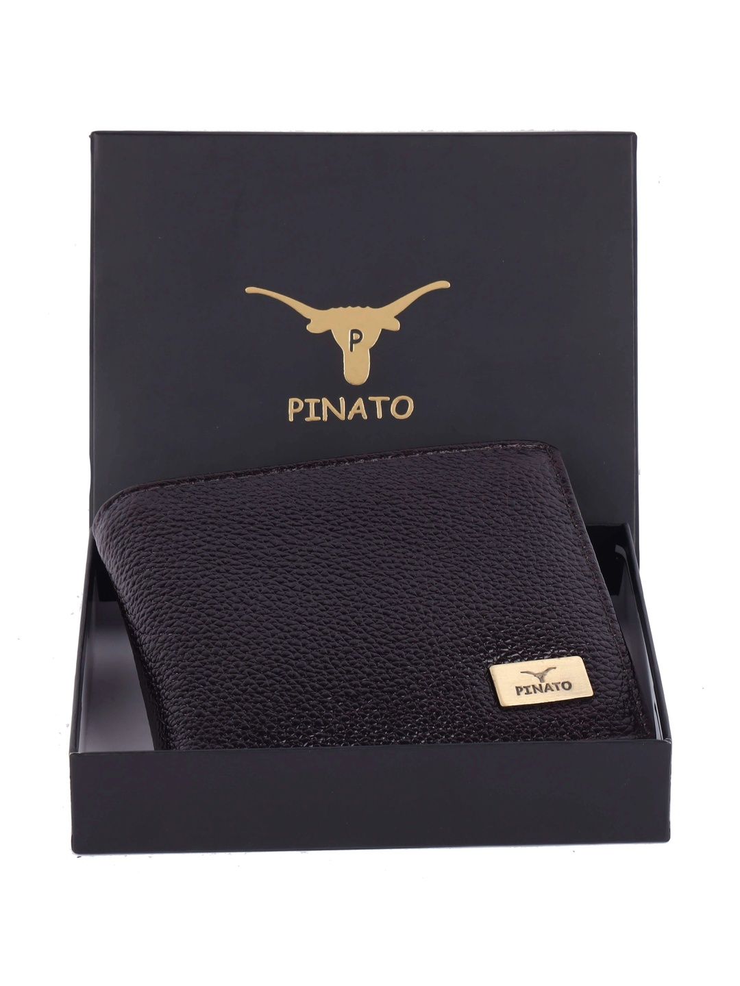 PINATO Men Textured Leather Two Fold Wallet-picture-36