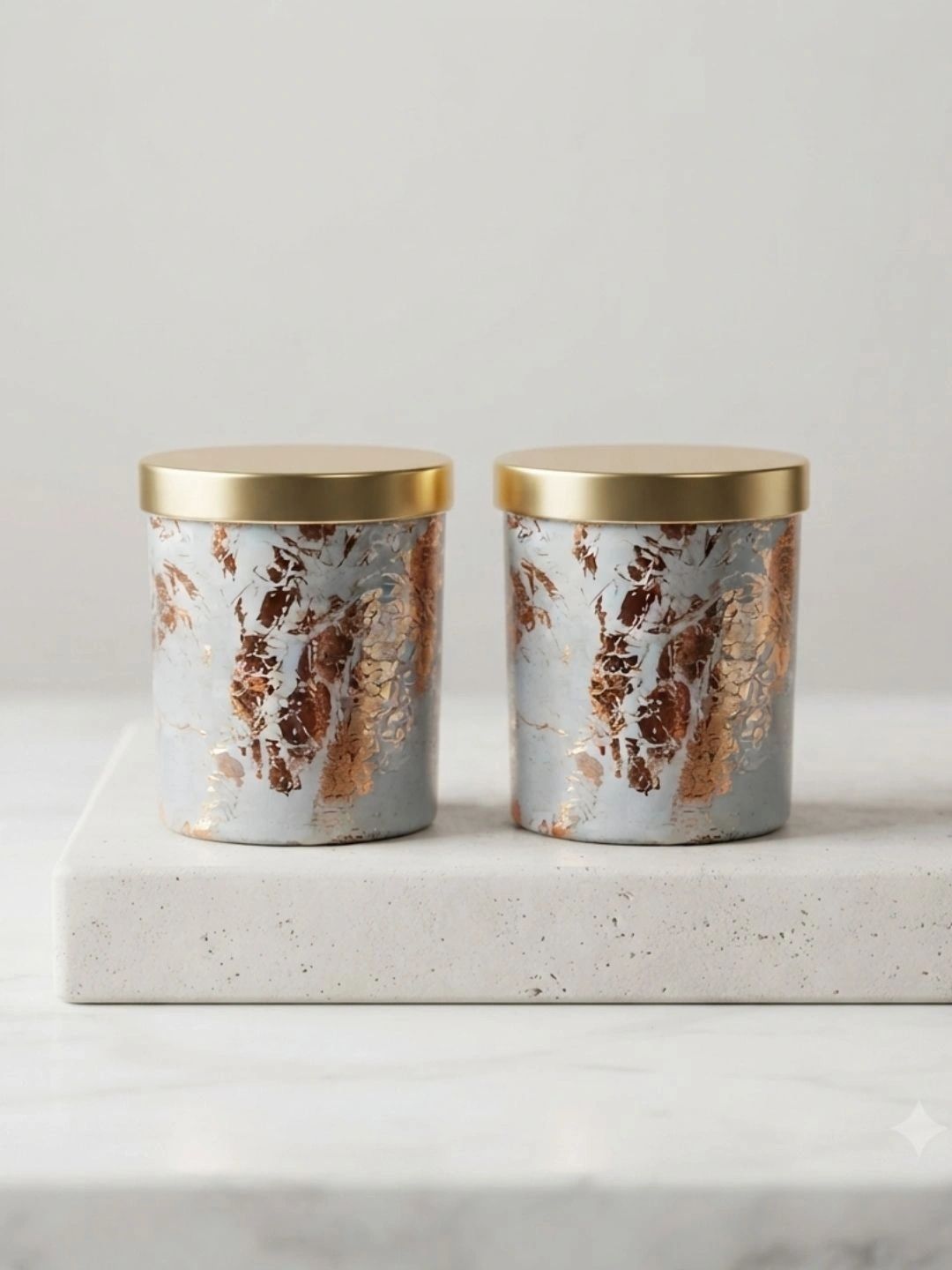 THE HOME CO. Gold-Toned 1 pieces Jar Candle-image-10