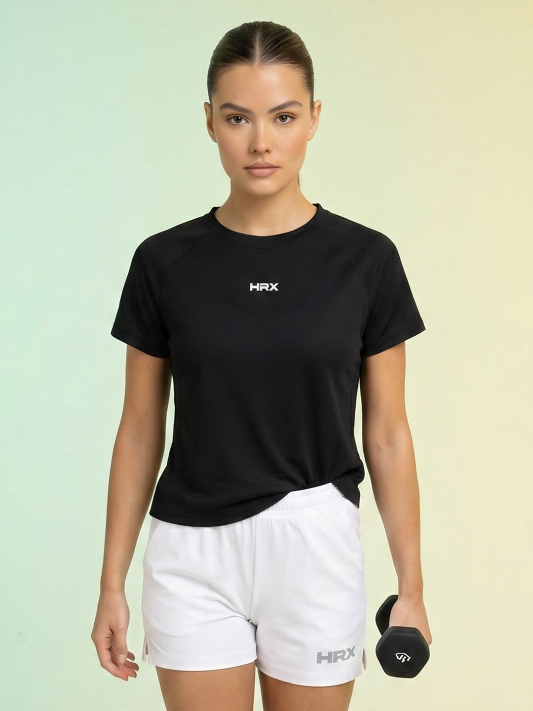 HRX by Hrithik Roshan Women Brand Logo T-shirt-picture-30
