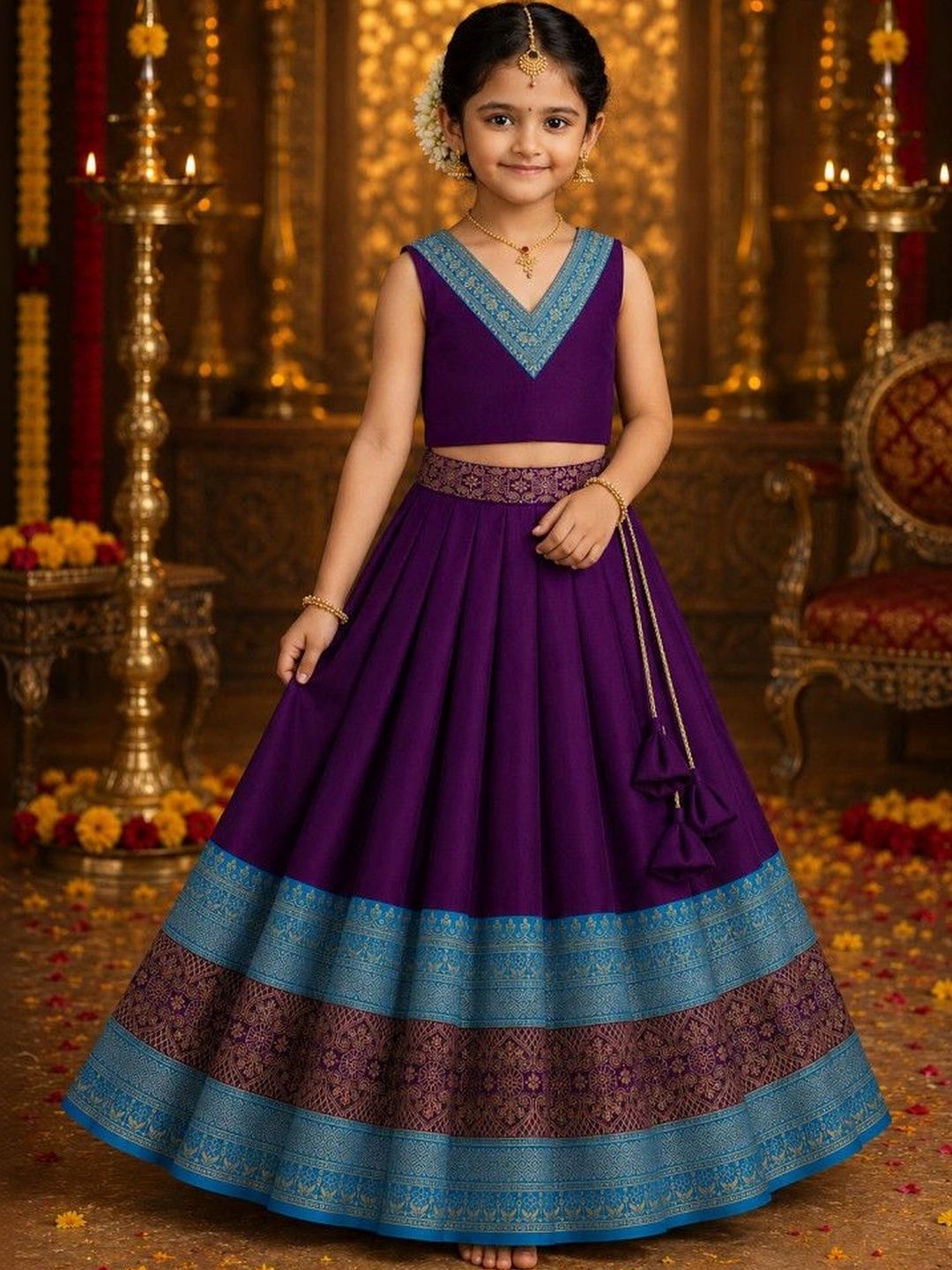 Ethzy Girls Ready to Wear Lehenga &-picture-22