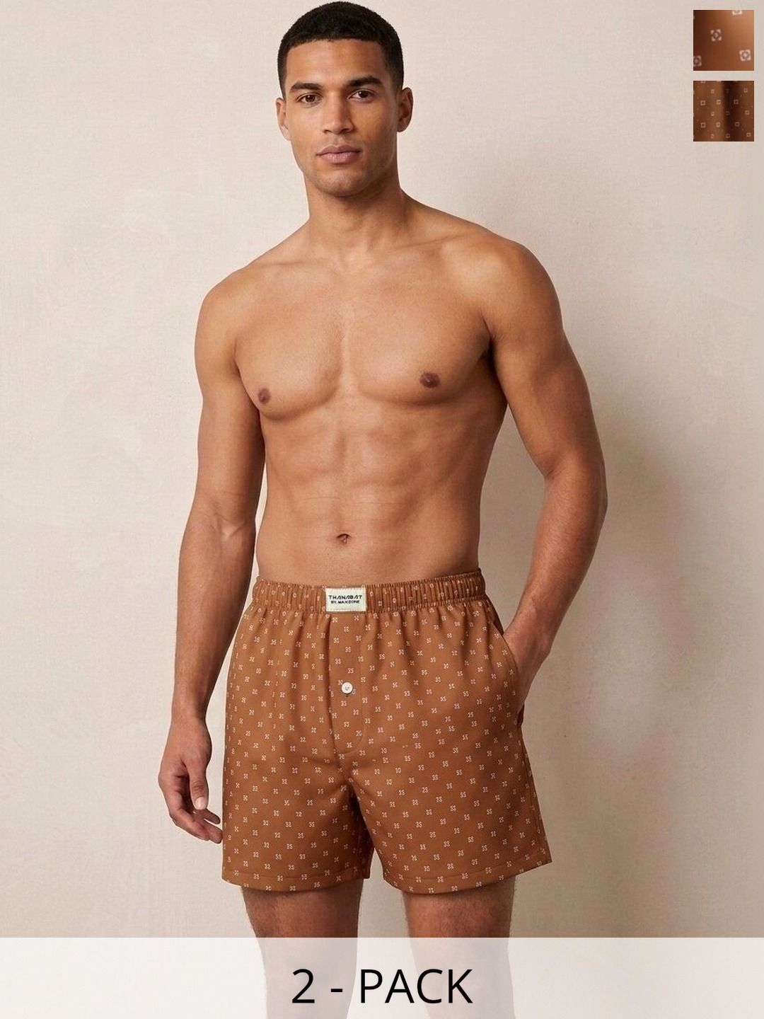 MAXZONE Pack Of 2 Printed Pure Cotton Boxers-picture-10