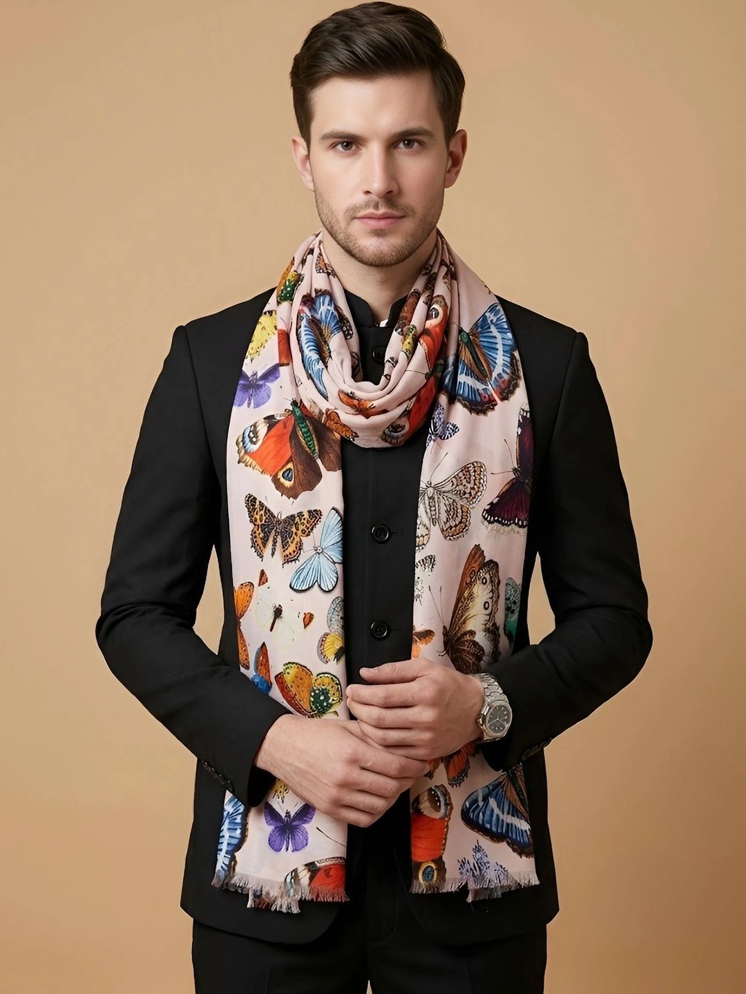 MUFFLY Men Printed Stole-picture-31
