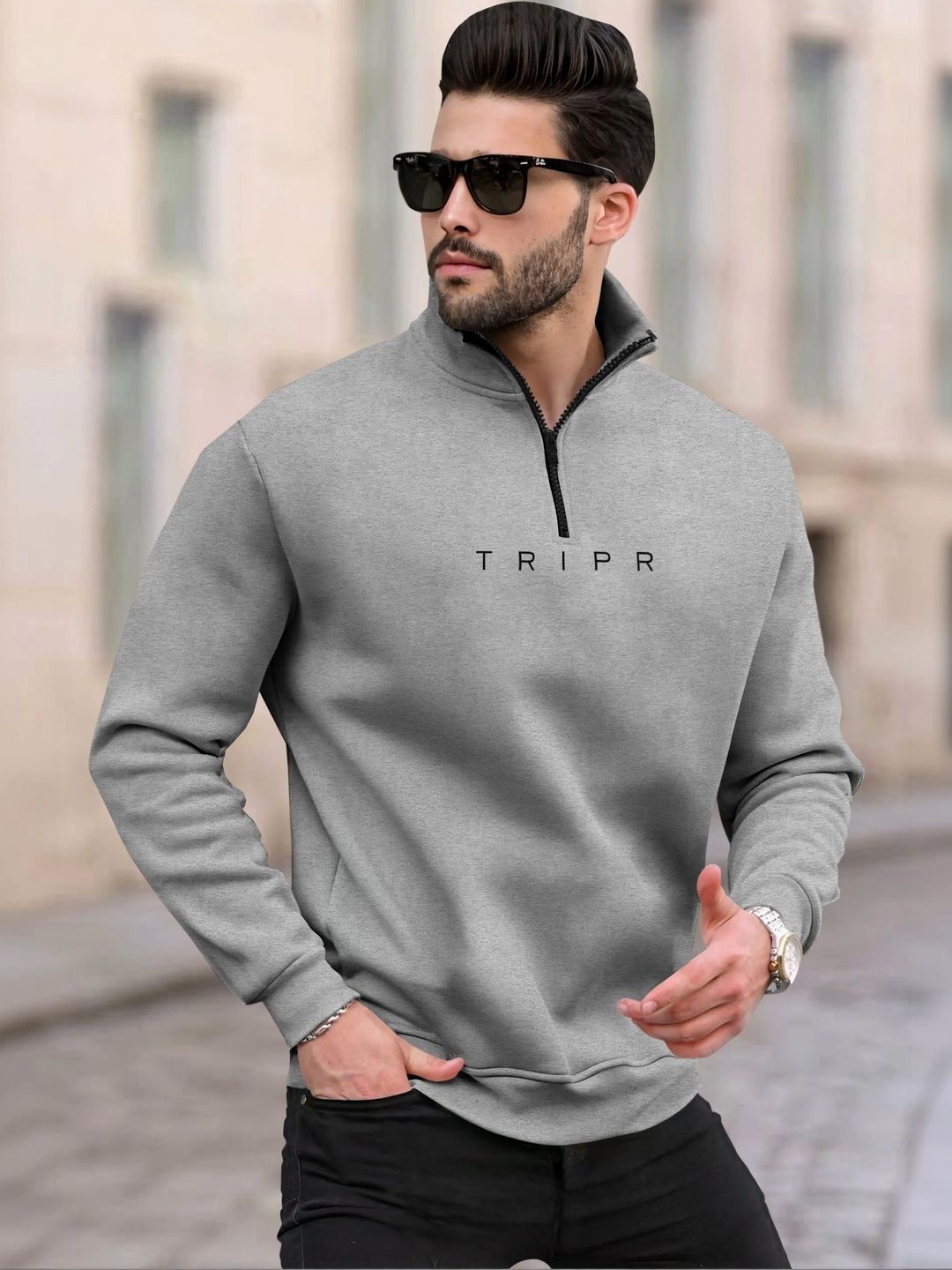 TRIPR Men Typography Pullover-picture-21