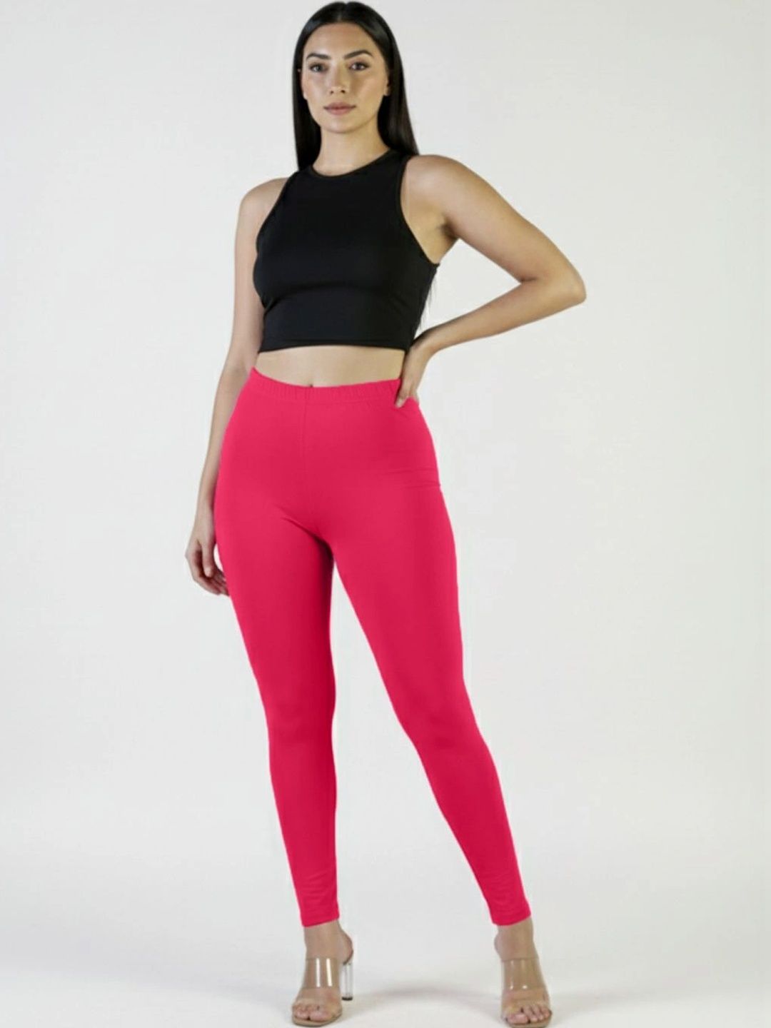 Plus Size Women Cotton Leggings-picture-2
