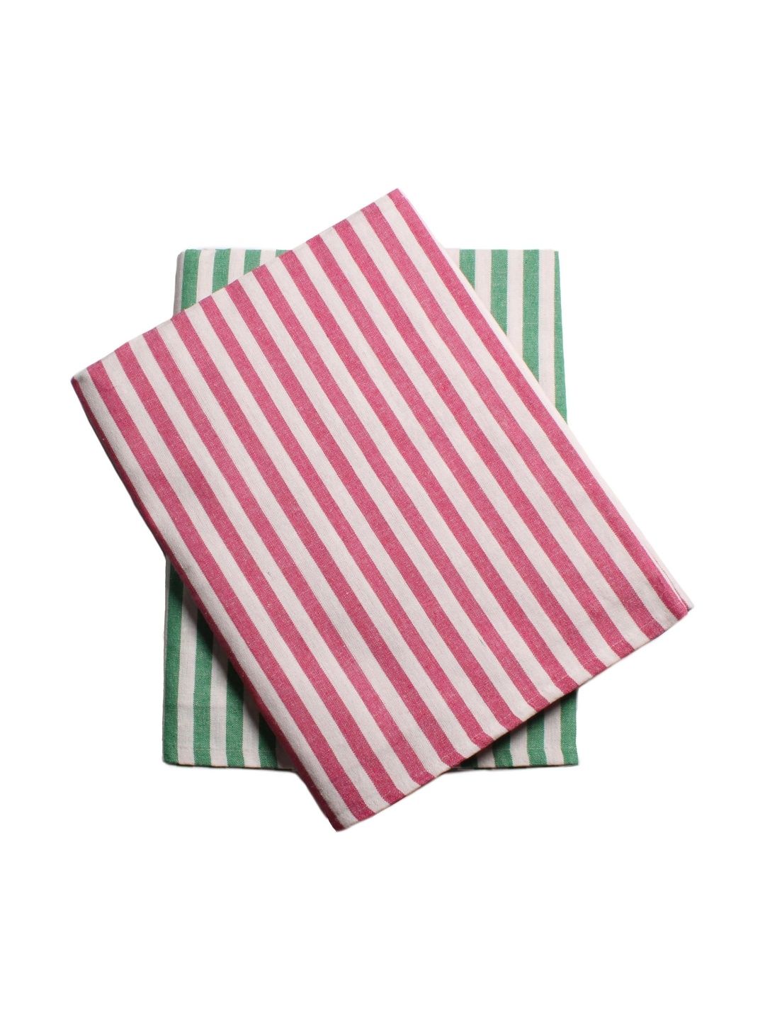 Tharunsha Elite Pink Set of 2 Striped 210 GSM Blanket-picture-39
