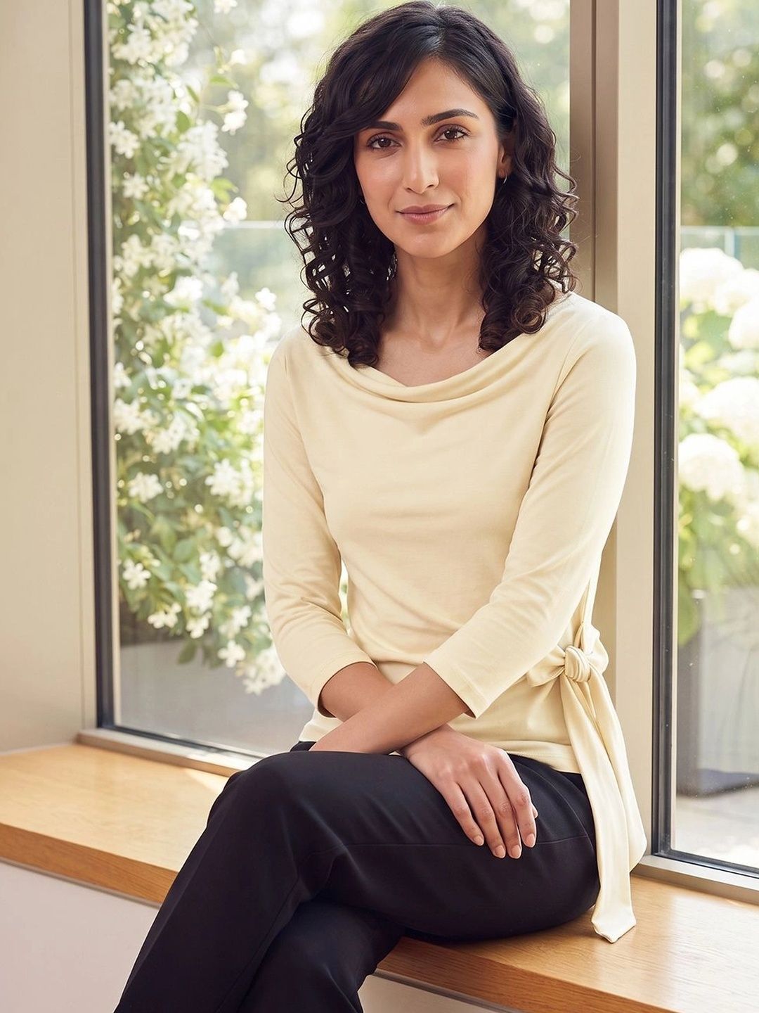 CODE by Lifestyle Cowl Neck Wrap Top-picture-30