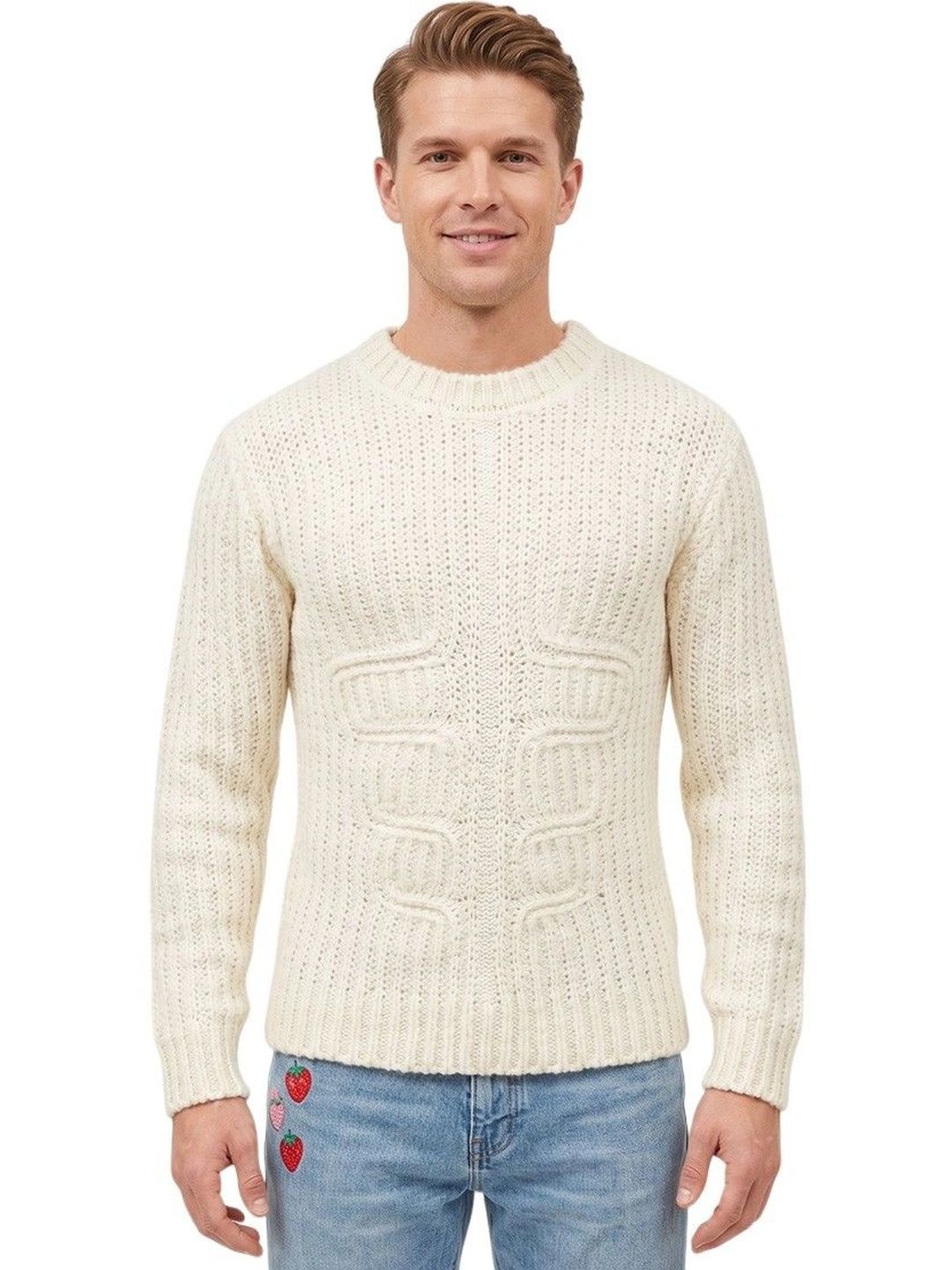 Dsquared2 Men Cable Knit Woollen Pullover-picture-38