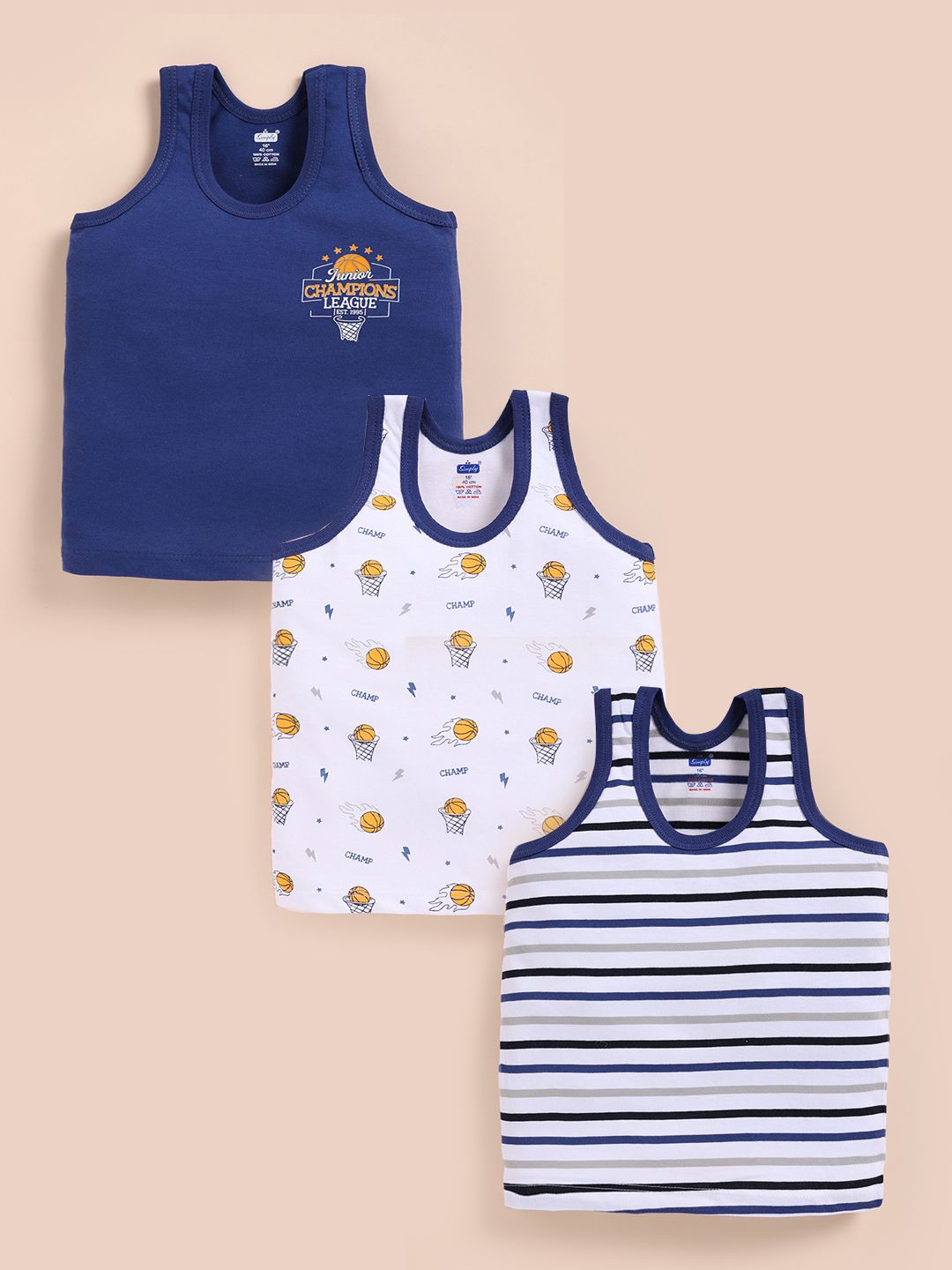 Simply Boys Pack of 3 Cotton Basic-picture-30