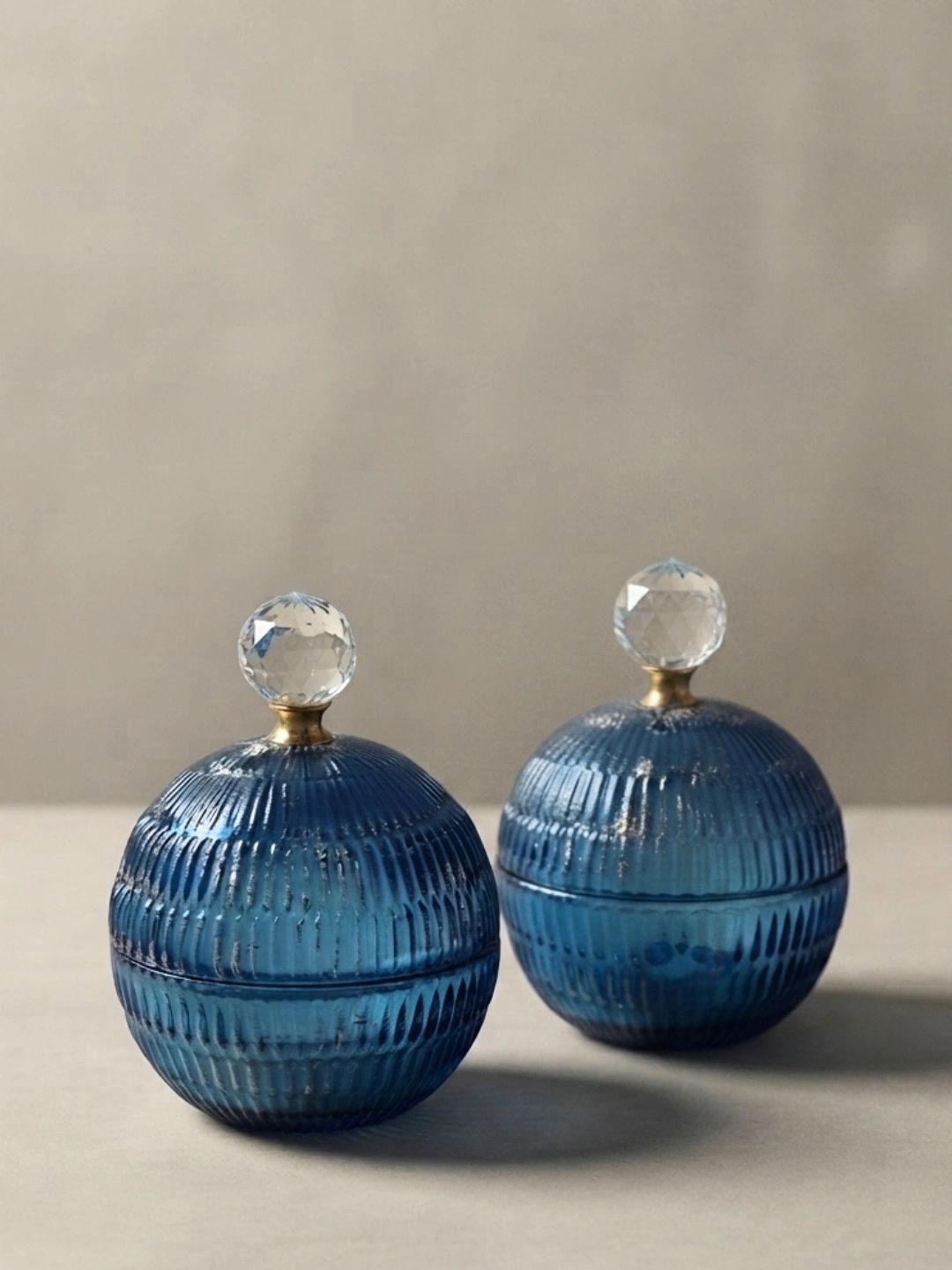 THE HOME CO. Blue 1 pieces Jar Candle-picture-51