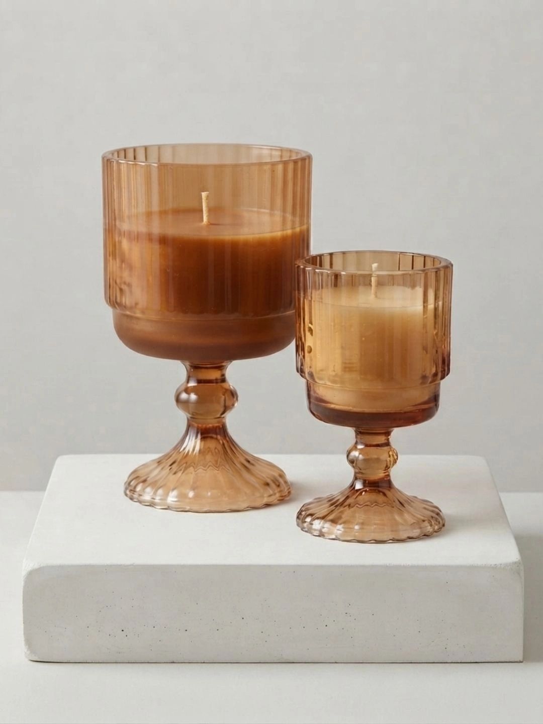 THE HOME CO. Brown 1 pieces Jar Candle-picture-28