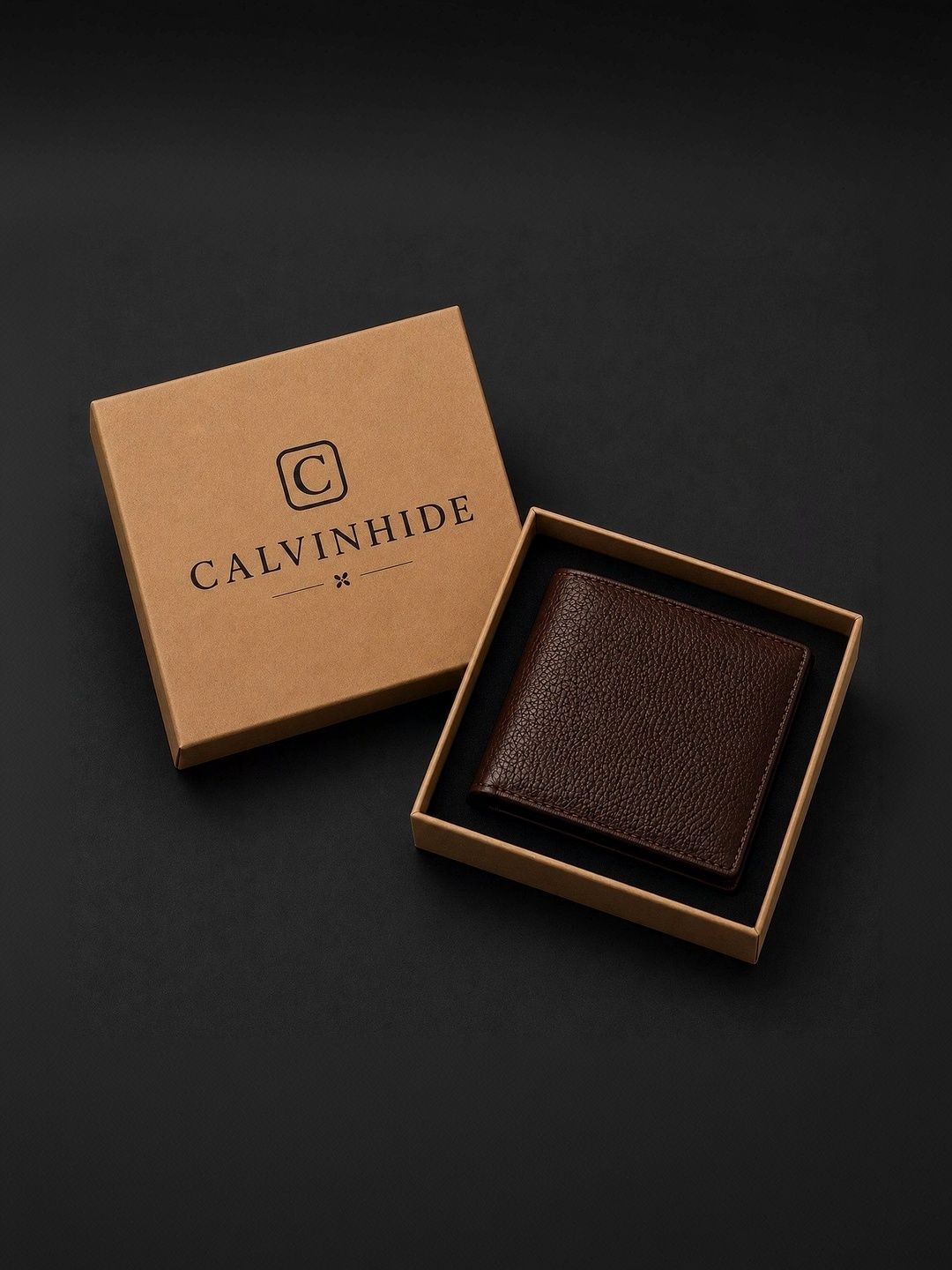 Calvinhide Men Textured Leather Two Fold Wallet-picture-49