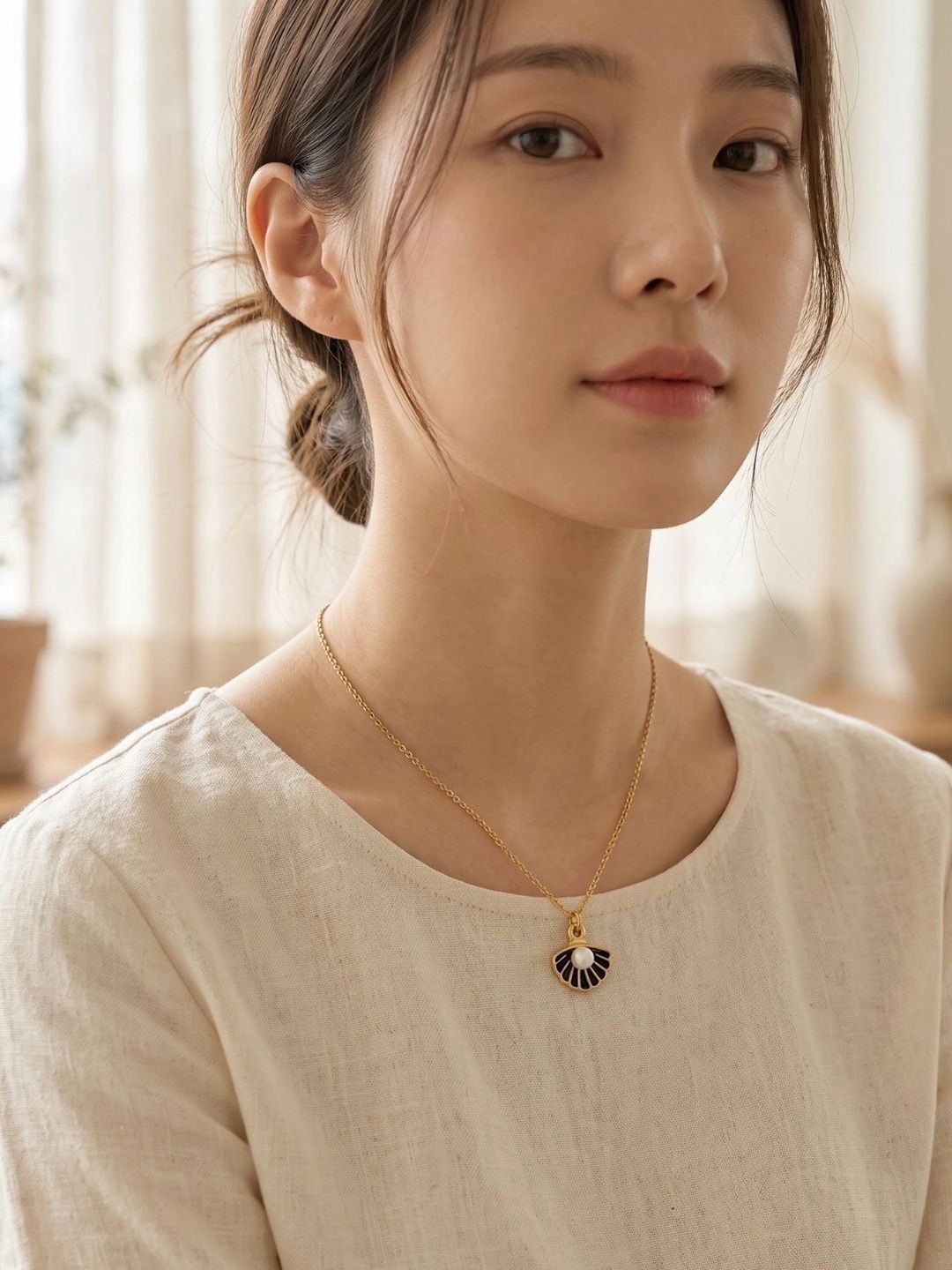 Brandsoon Brass Gold-Plated Enamelled Necklace-picture-55