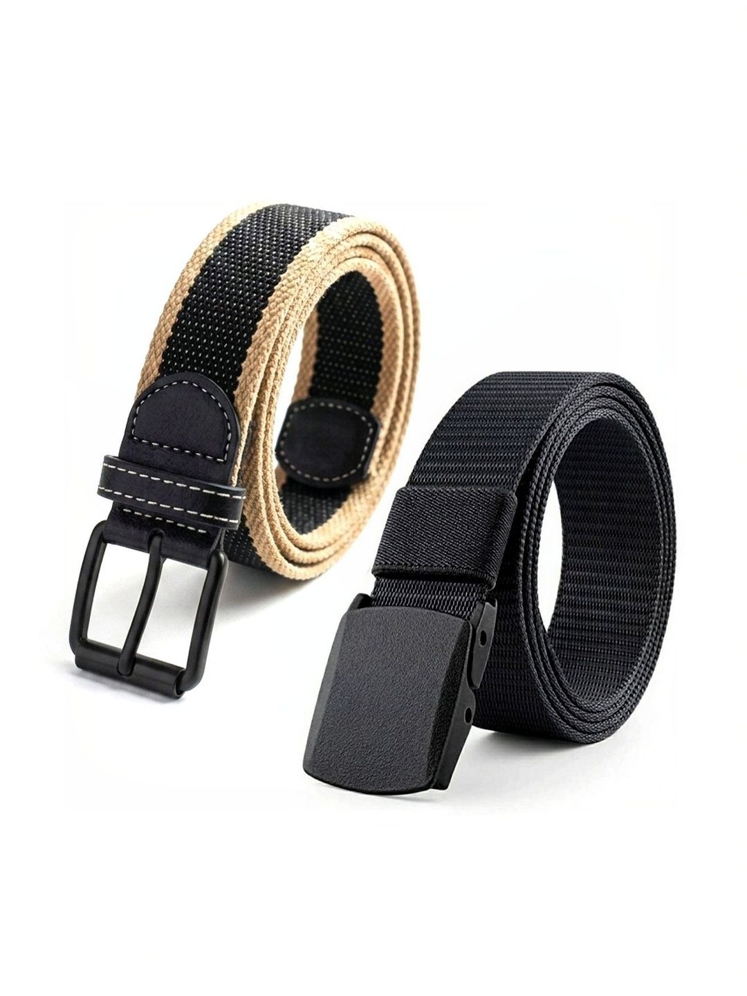 Elligator Men Striped Belt-picture-25