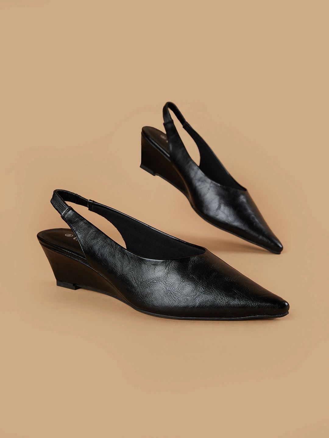 CODE by Lifestyle Textured PU Wedge Pumps-picture-14