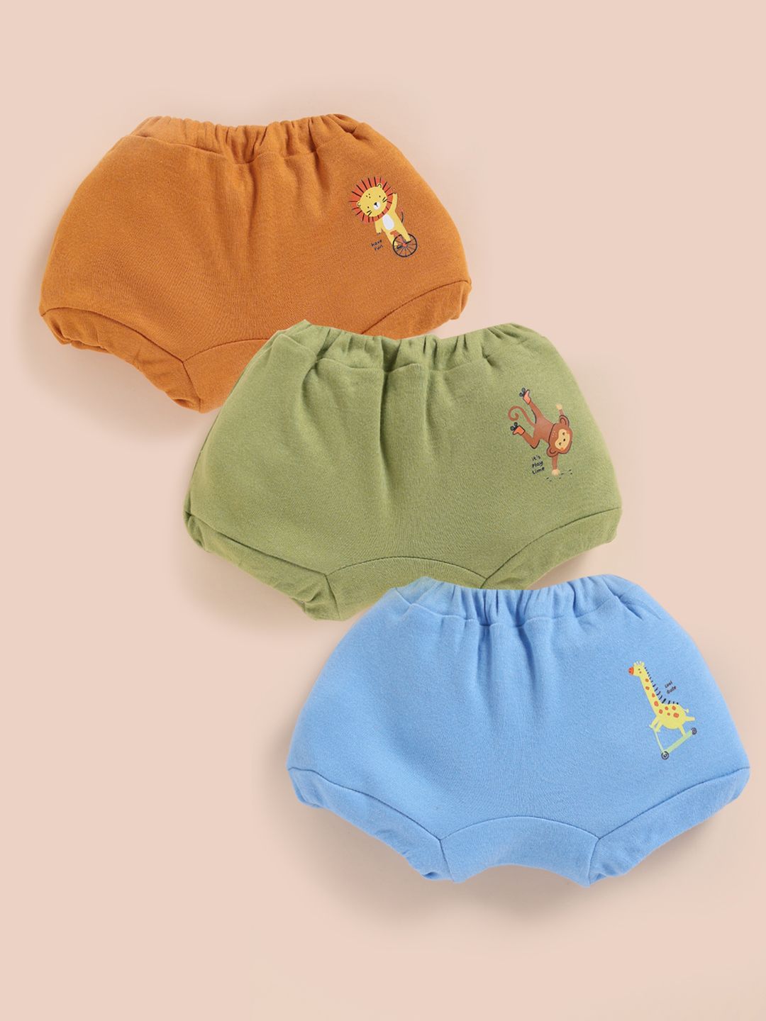 Simply Pack of 3 Printed Assorted Cotton Basic Briefs-picture-26