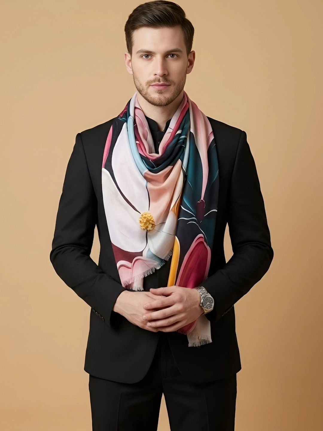 MUFFLY Men Printed Stole-image-26