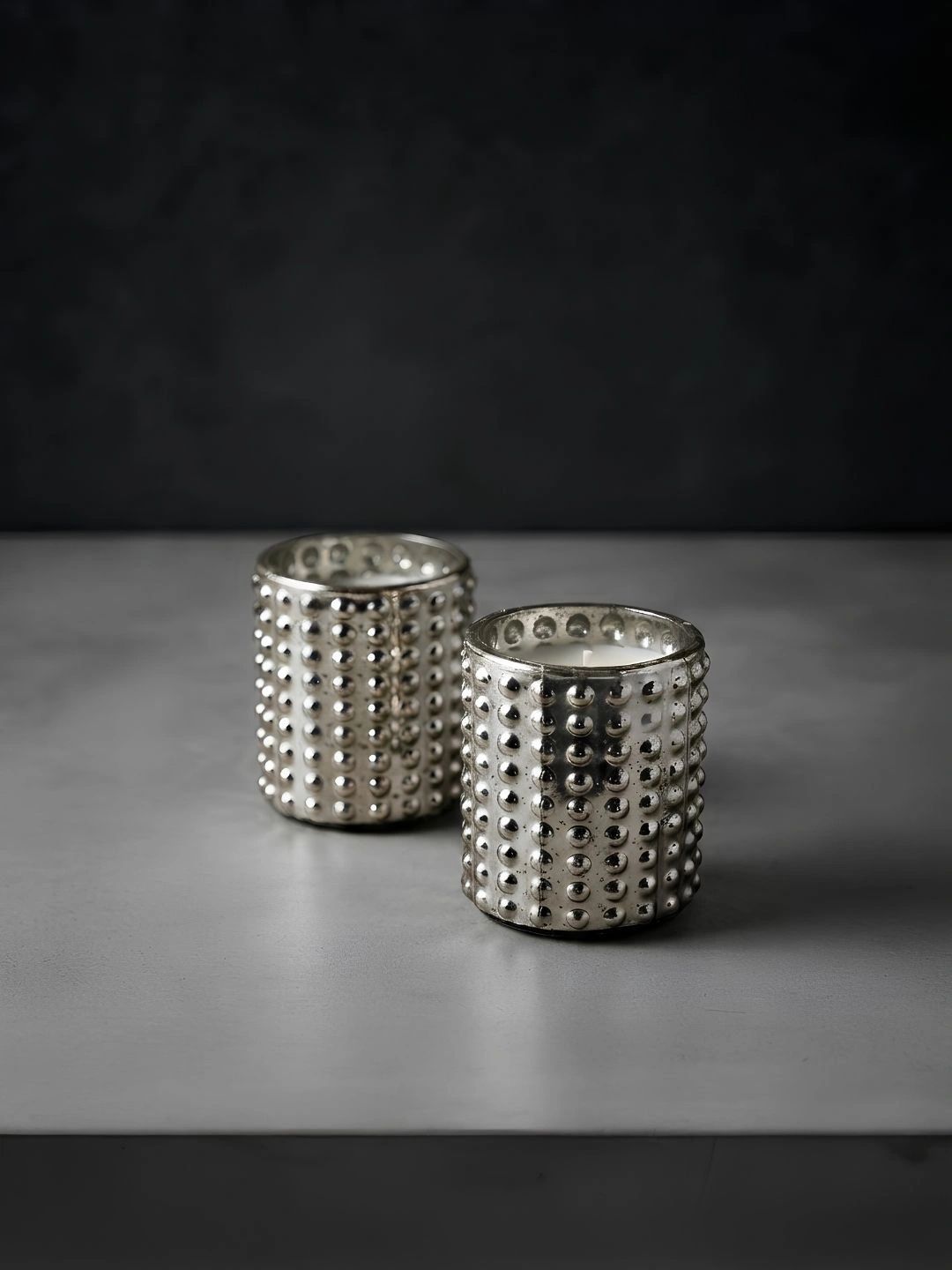 THE HOME CO. Silver-Toned 1 pieces Jar Candle-picture-38