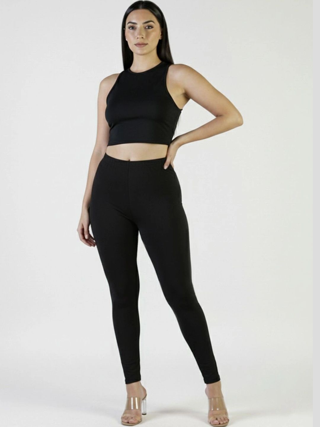 Plus Size Women Cotton Leggings-picture-19