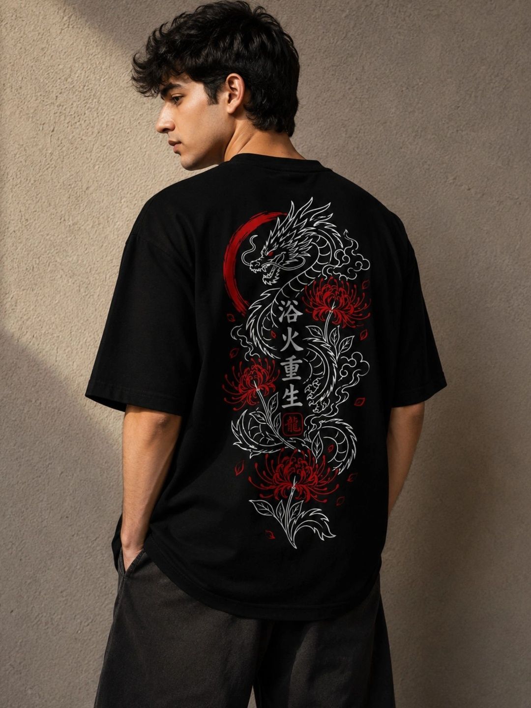 DAPPER DEN Men Printed Pure Cotton T-shirt-picture-58