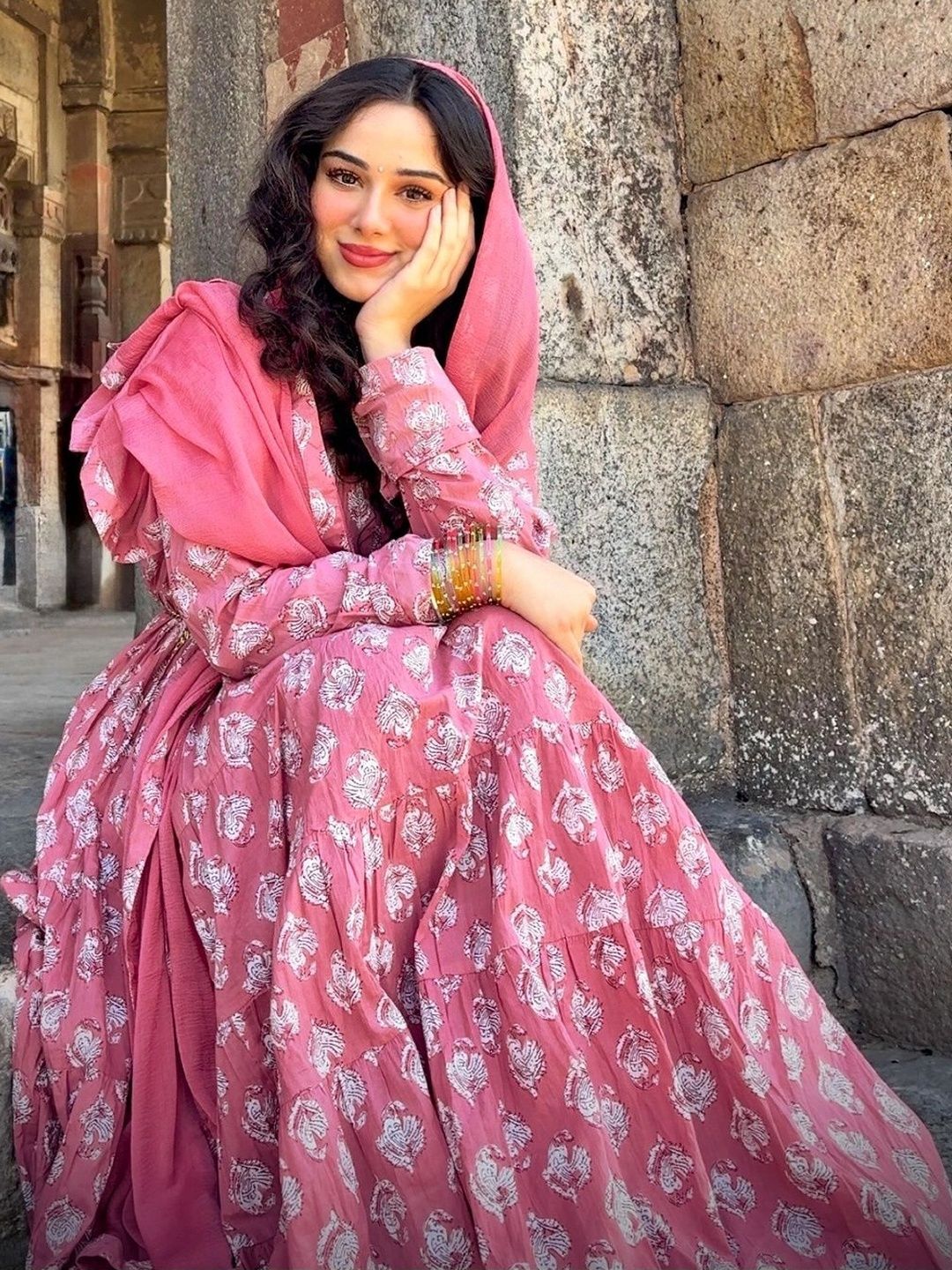 Libas women kurta set with dupatta available on Myntra