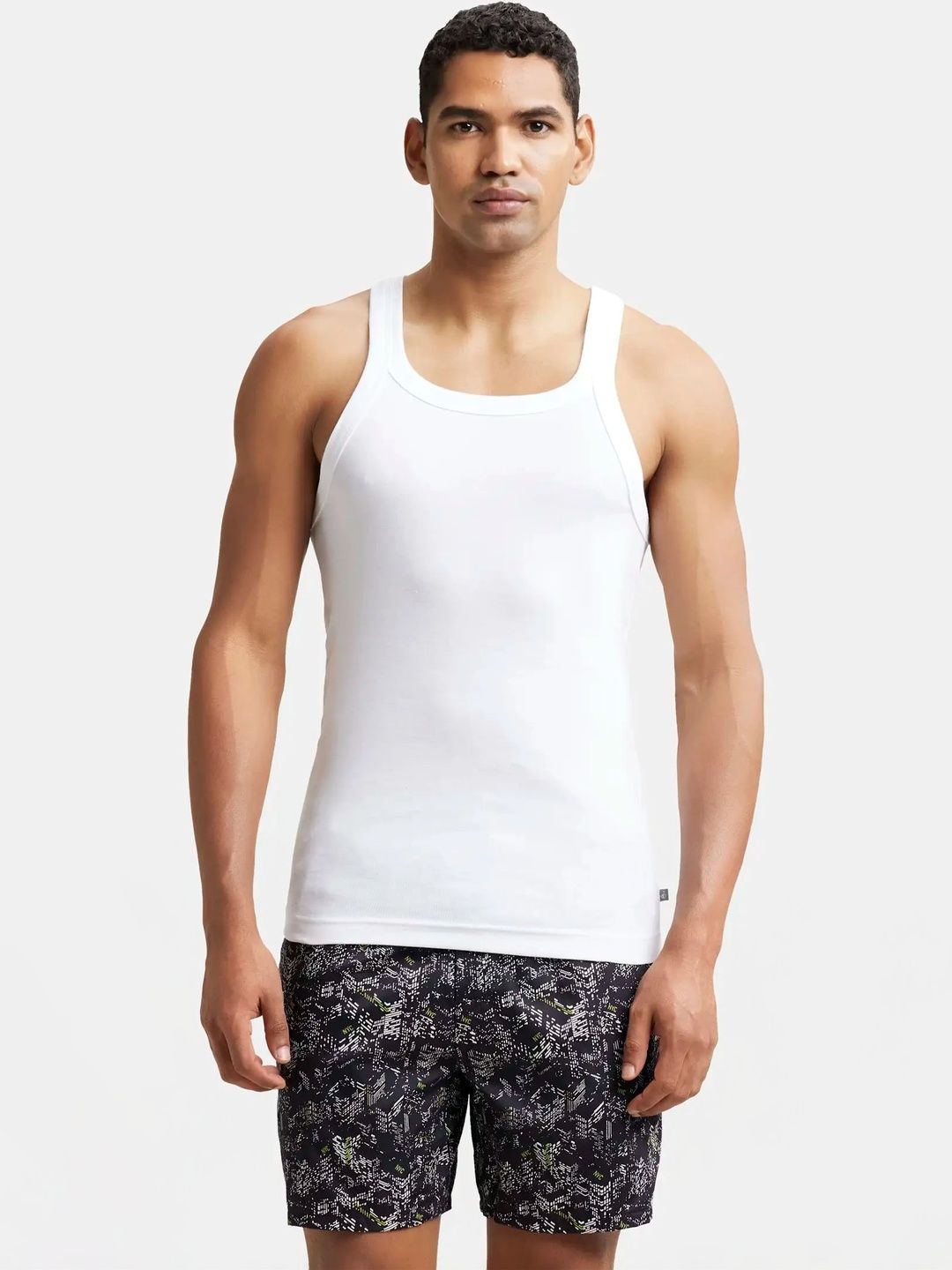 Jockey Super Combed Cotton Rib Square Neck Gym Vest - US26-picture-35