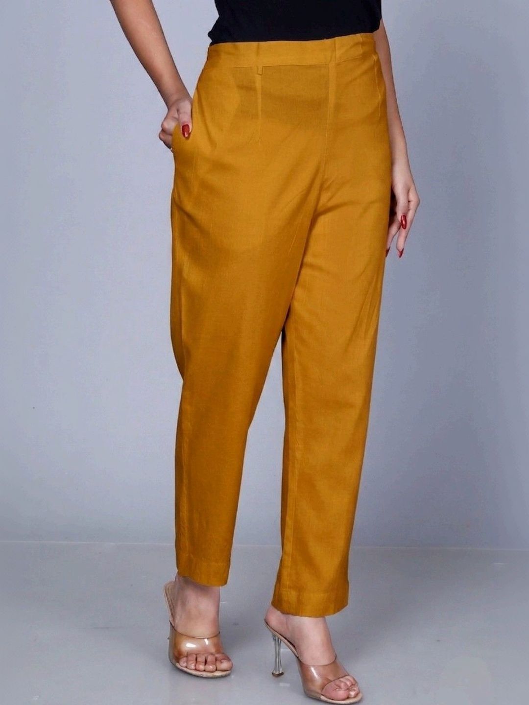 RIVNIX Women Smart High-Rise Trousers-image-46