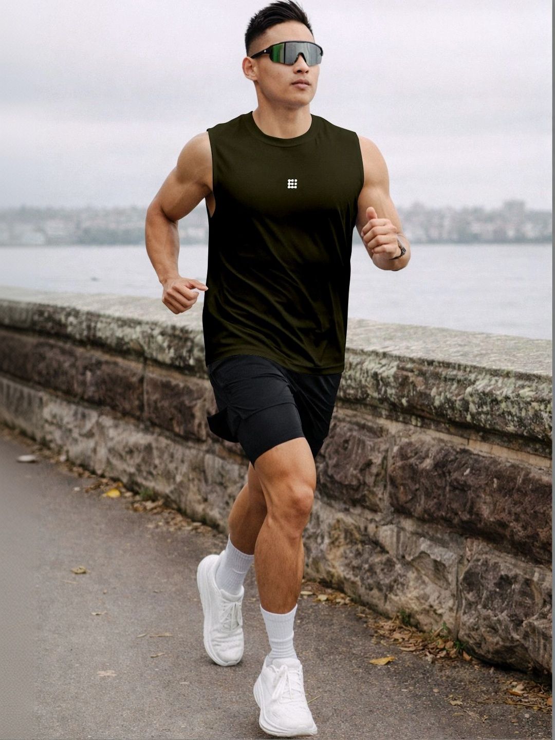 ENRIZZ X FITNESS EXCHANGE Men Printed Dri-FIT T-shirt-image-36