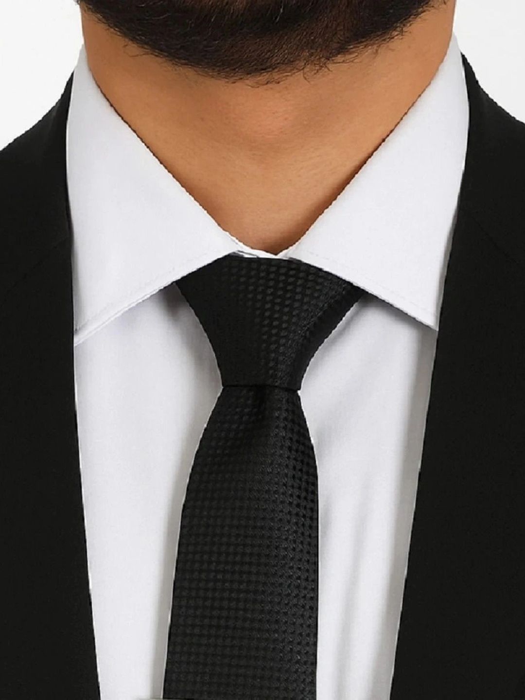 ZITTI Men Woven Design Broad Tie-picture-38