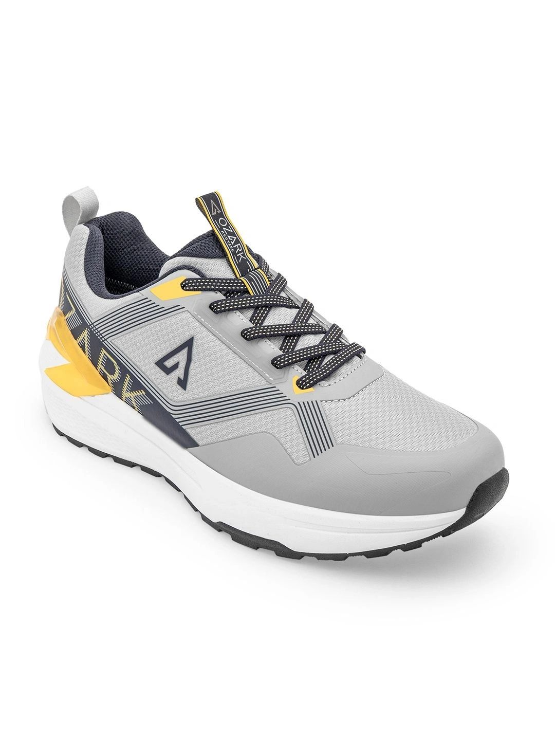 Ozark Mens Light Grey White Trail Running Shoes | Rugged Outdoor Comfort-image-8