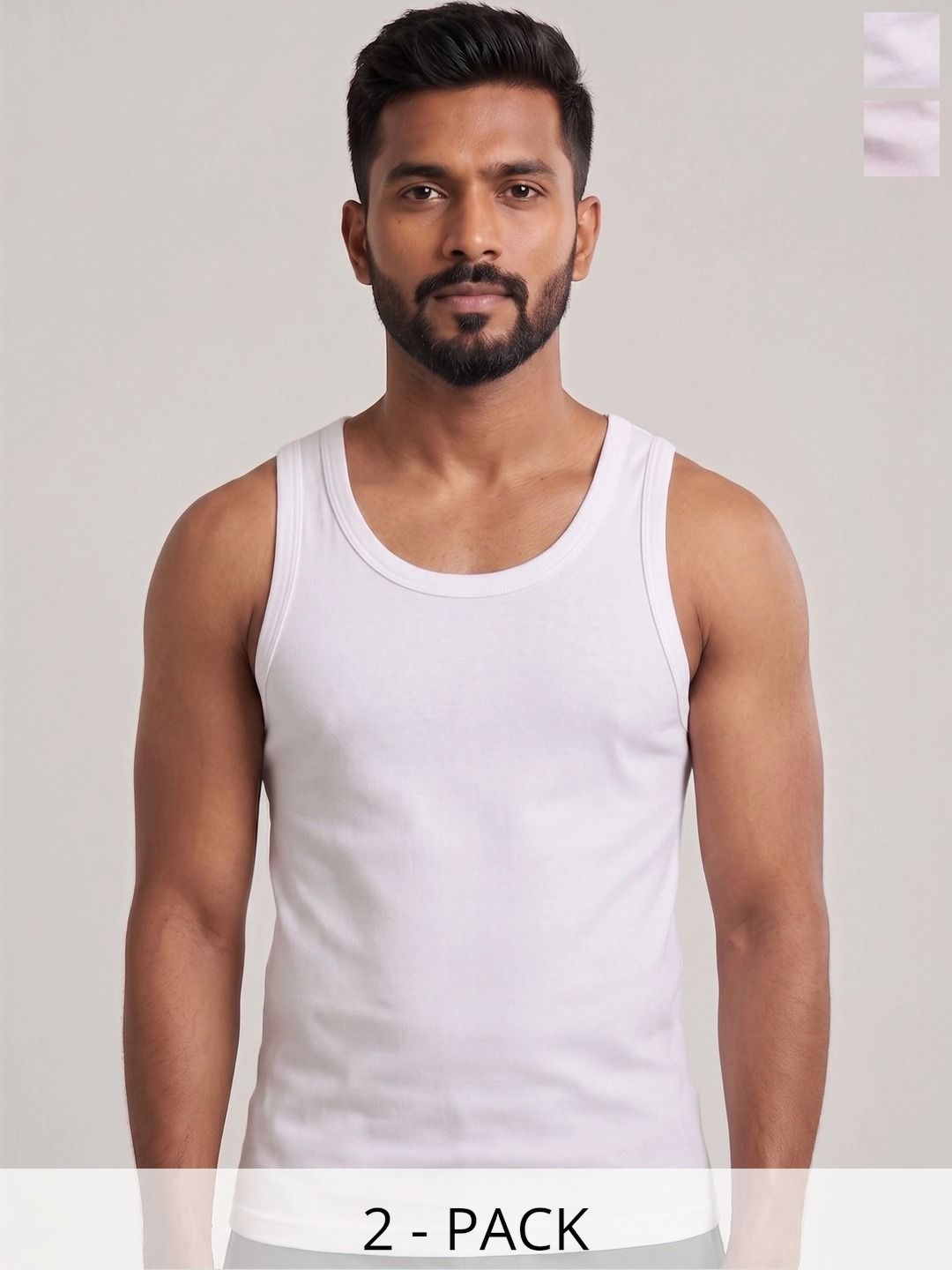 Roadster Pack of 2 Cotton Undershirt-picture-46