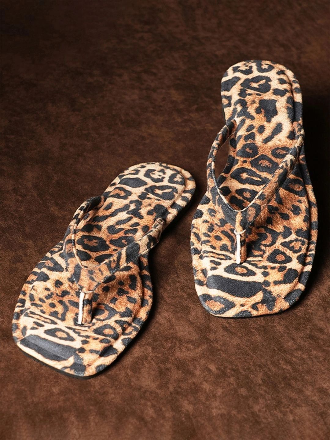 Theater Women Printed Open Toe Flats-picture-38