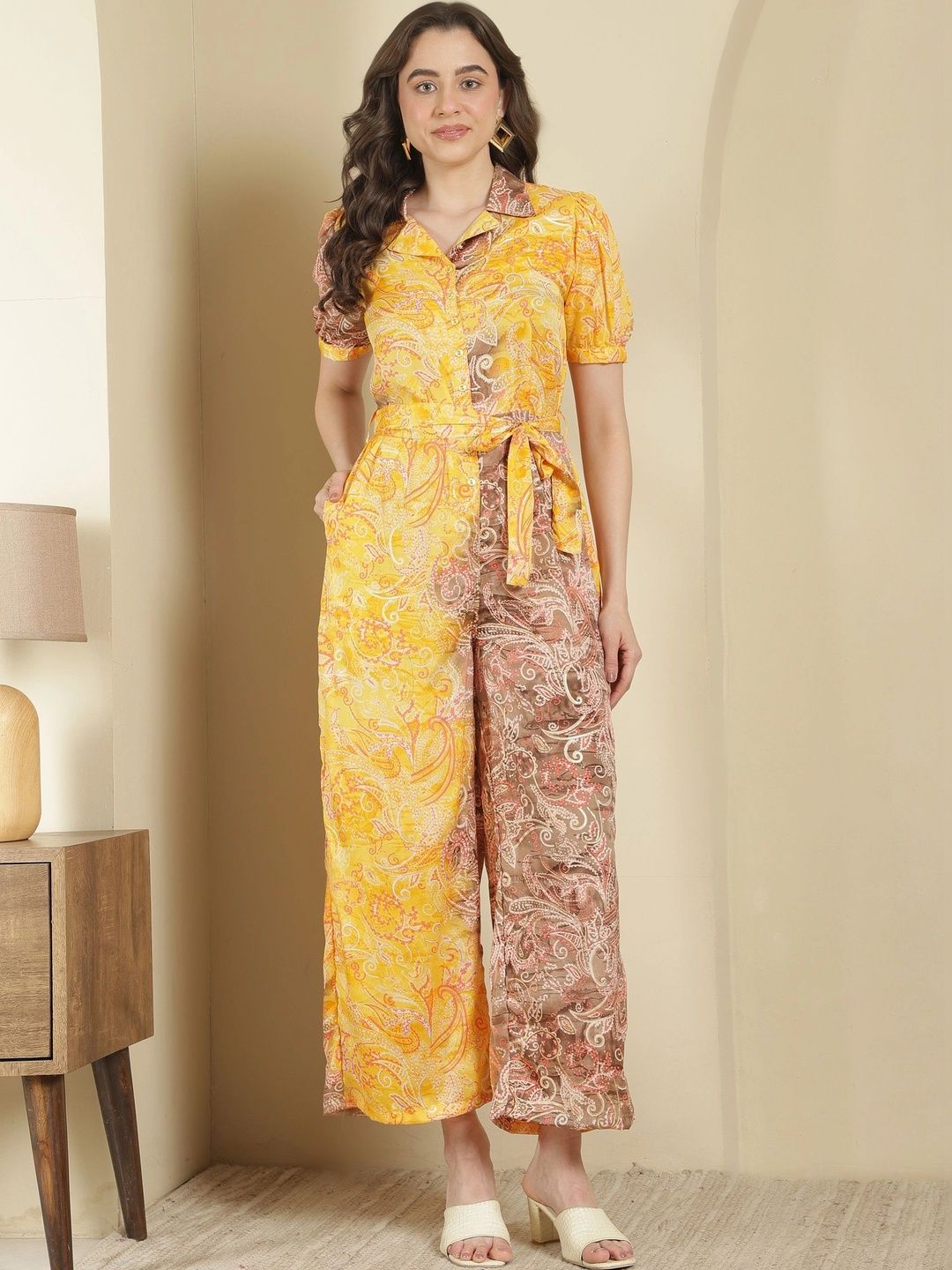 KALAMIR Printed Basic Jumpsuit-picture-18
