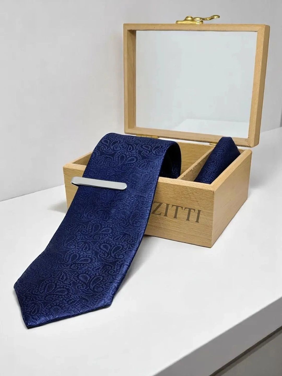 ZITTI Men Printed Broad Tie-picture-19