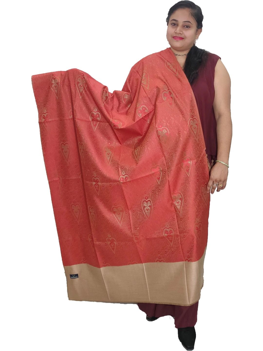 KAVIM Women Woven Design Shawl-picture-37