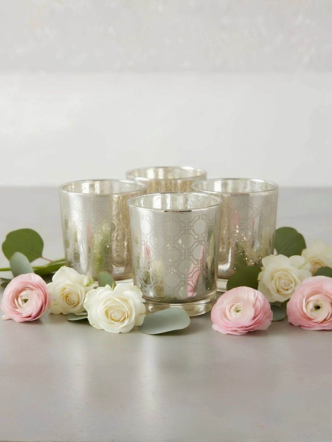 THE HOME CO. Silver-Toned 1 pieces Jar Candle-picture-20
