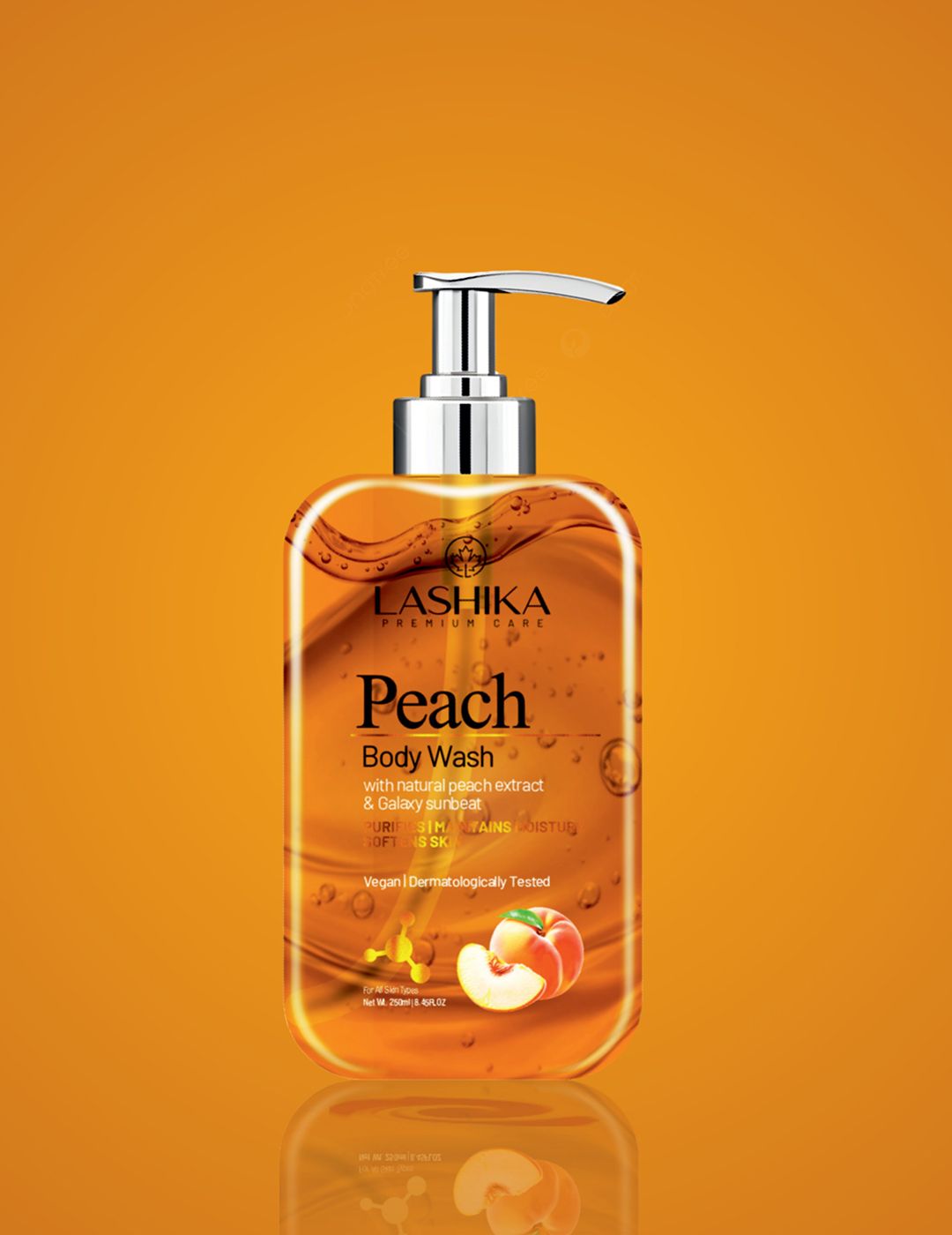 LASHIKA Peach Body Wash for Soft & Glowing Skin - 250 ml-image-34