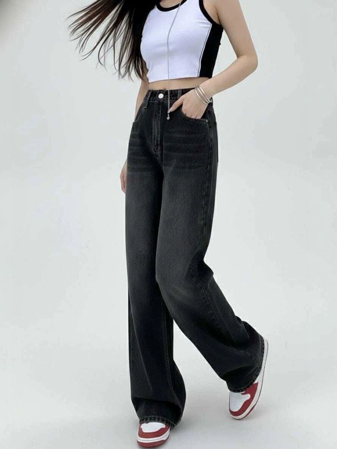 Stylecast X Kotty Women Regular Fit High-Rise Low Distress Stretchable Jeans-picture-24
