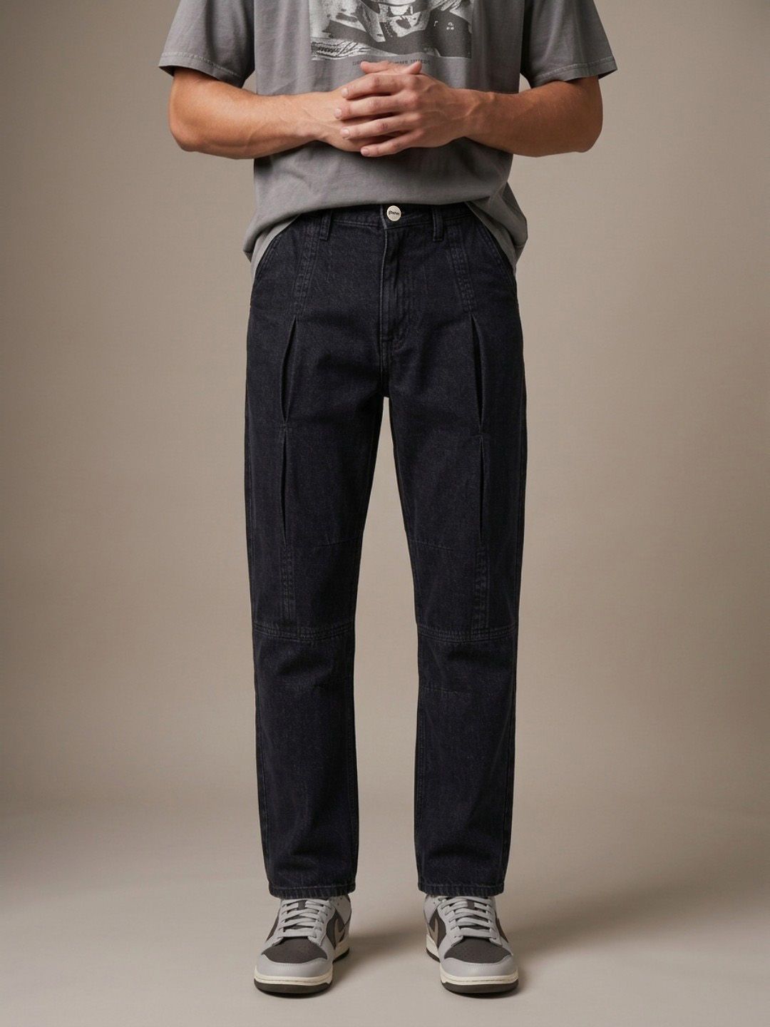 glitchez Men Pure Cotton Straight Fit Jeans-picture-29
