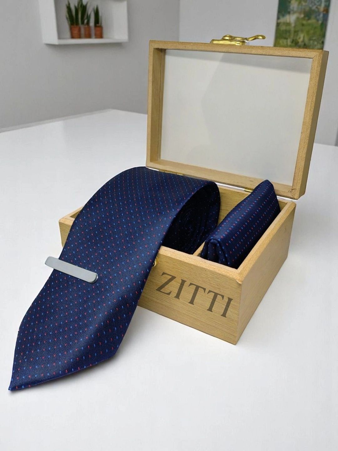 ZITTI Men Printed Broad Tie-picture-44