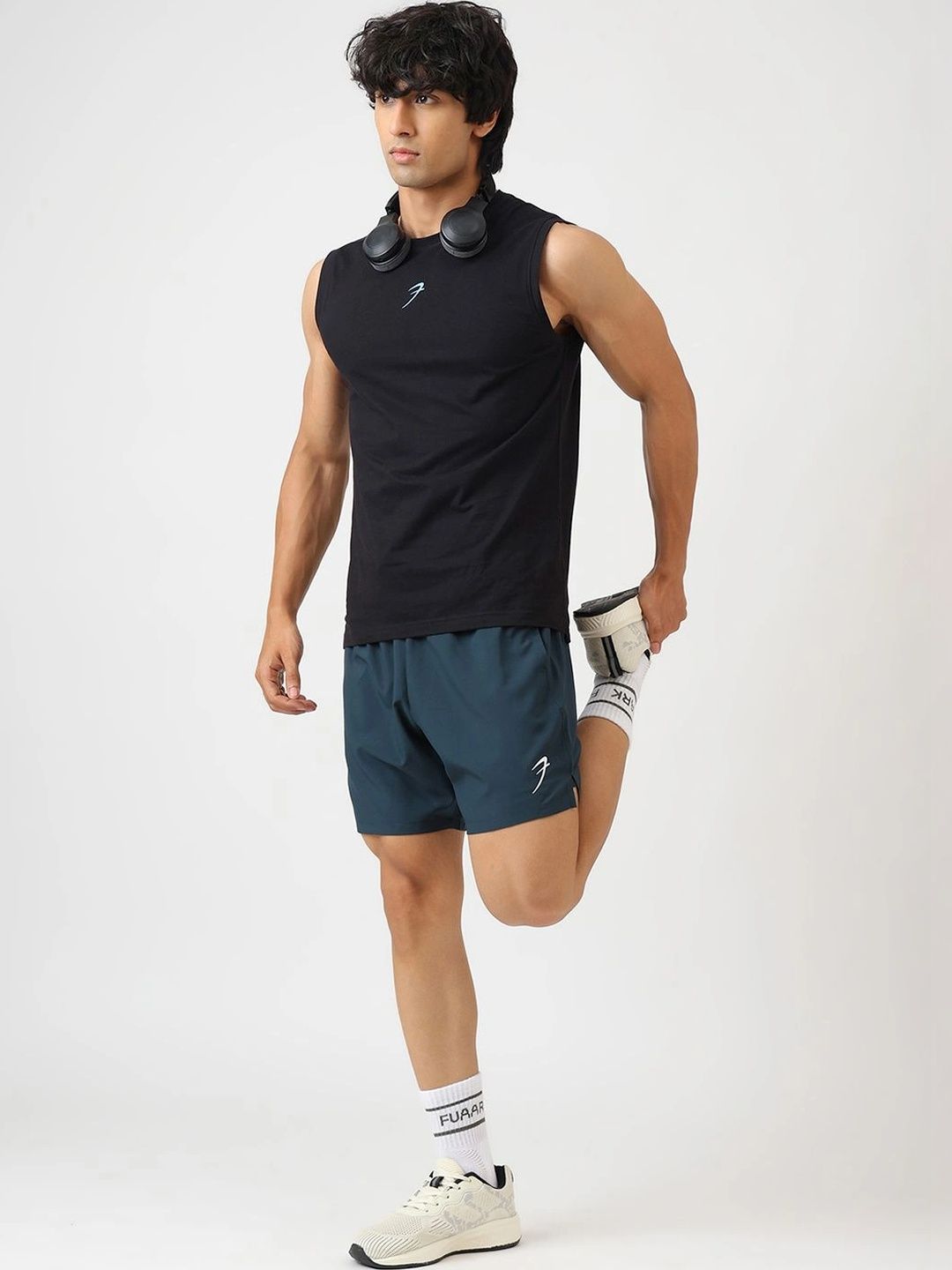FUAARK Men Training or Gym Antimicrobial Technology Shorts-image-27