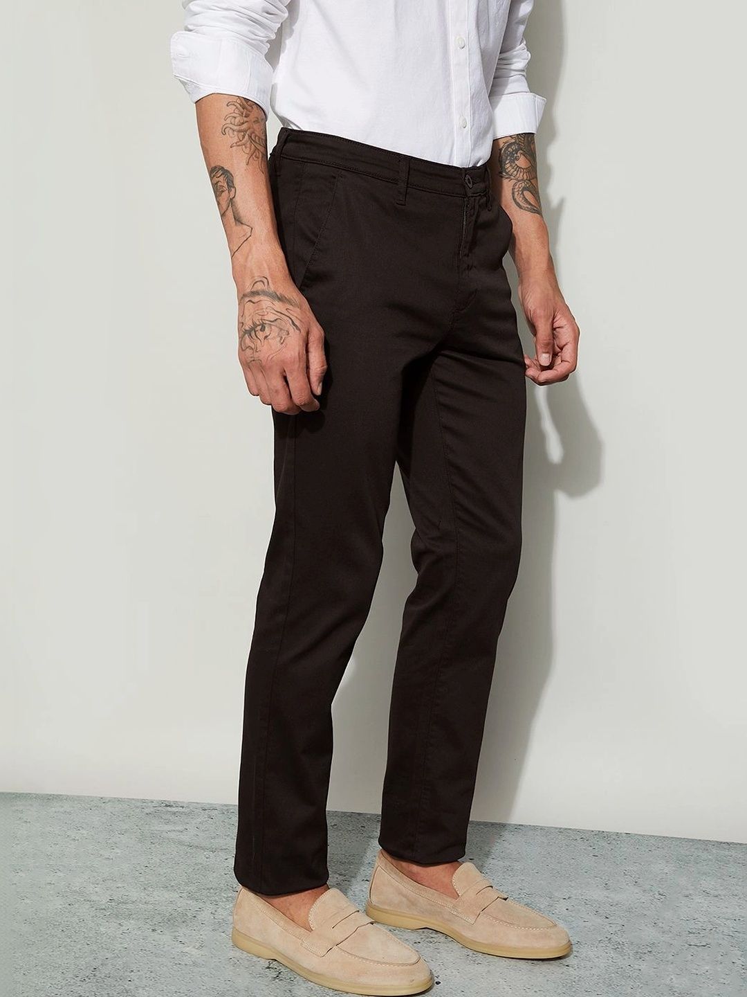 CODE by Lifestyle Men Slim Fit Trousers-picture-34