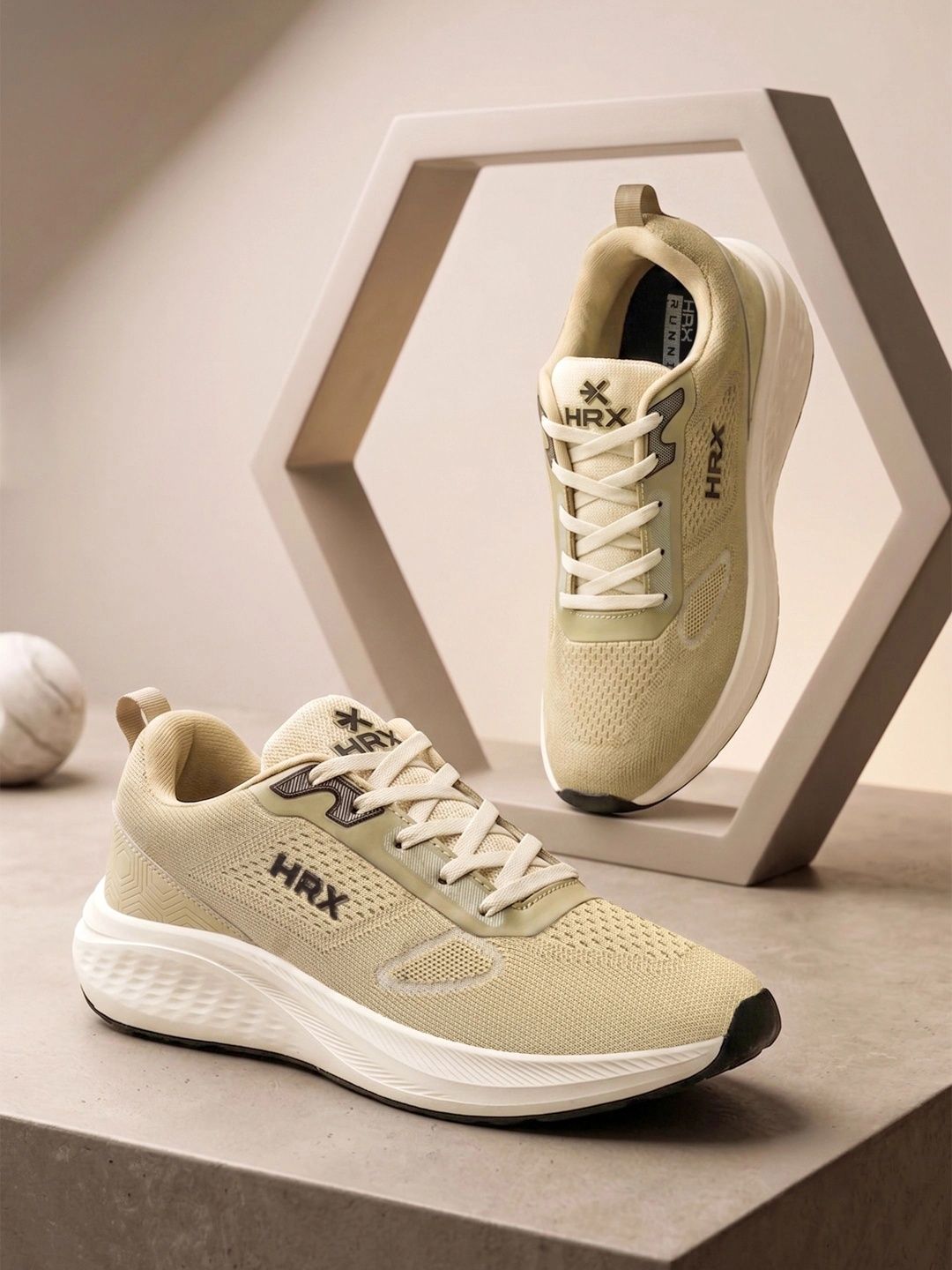 hrx by hrithik roshan HRX SPORTS SHOES, HRX SPORTS SHOES FOR MEN, SPORTS SHOES FOR MEN, SPORTS SHOE BEIGE FOR MEN, LIGHTWEIGHT RUNNING SHOE-picture-15