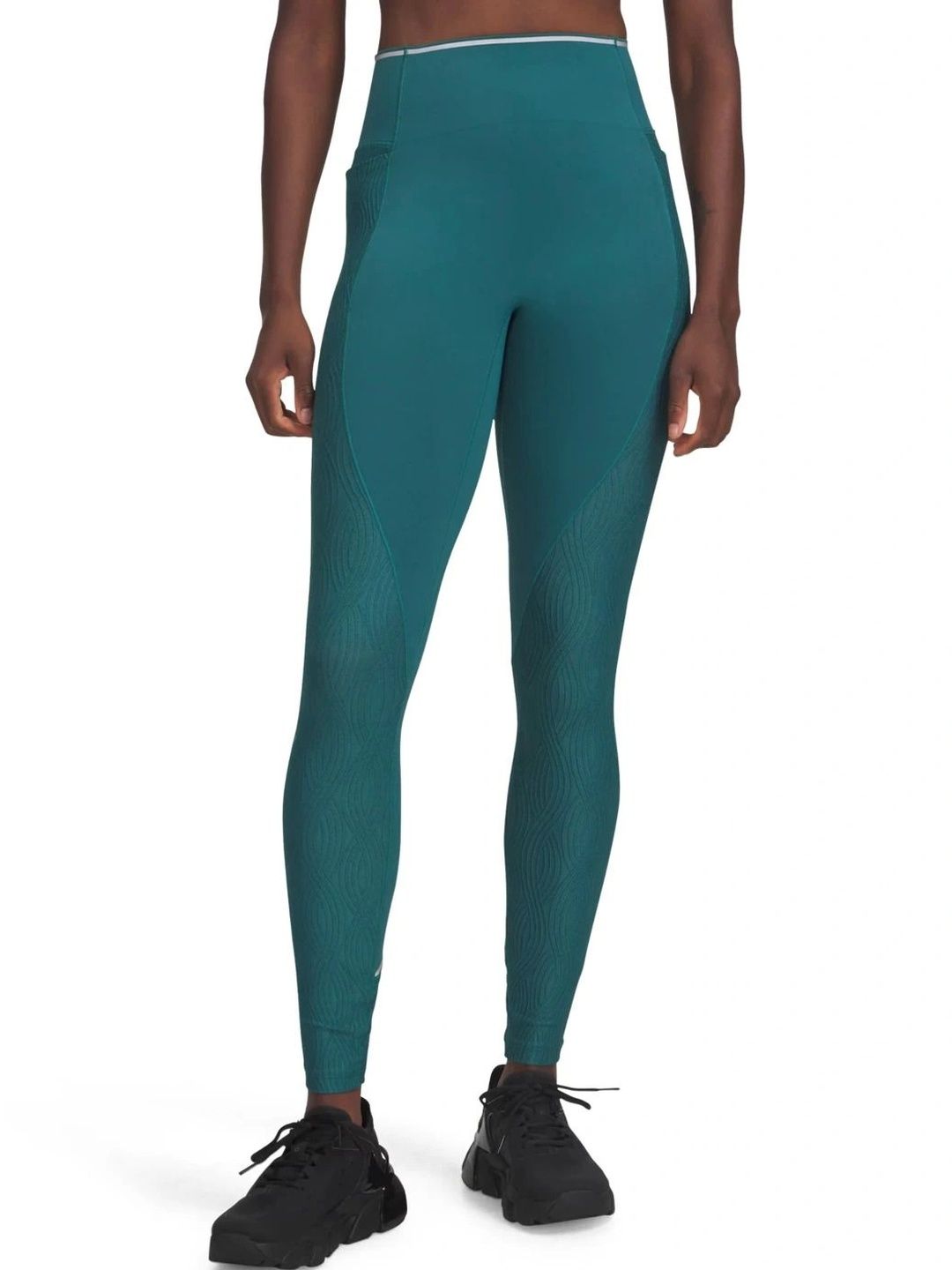 UNDER ARMOUR Halo Jacquard Women High Waisted Ankle-Length Tights-picture-31