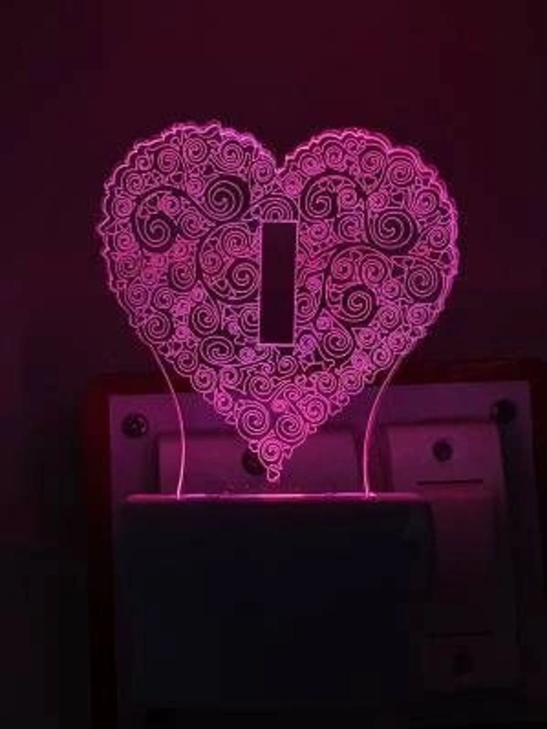 Ukani Multicoloured Textured Acrylic Abstract Shaped Table Lamp-picture-43
