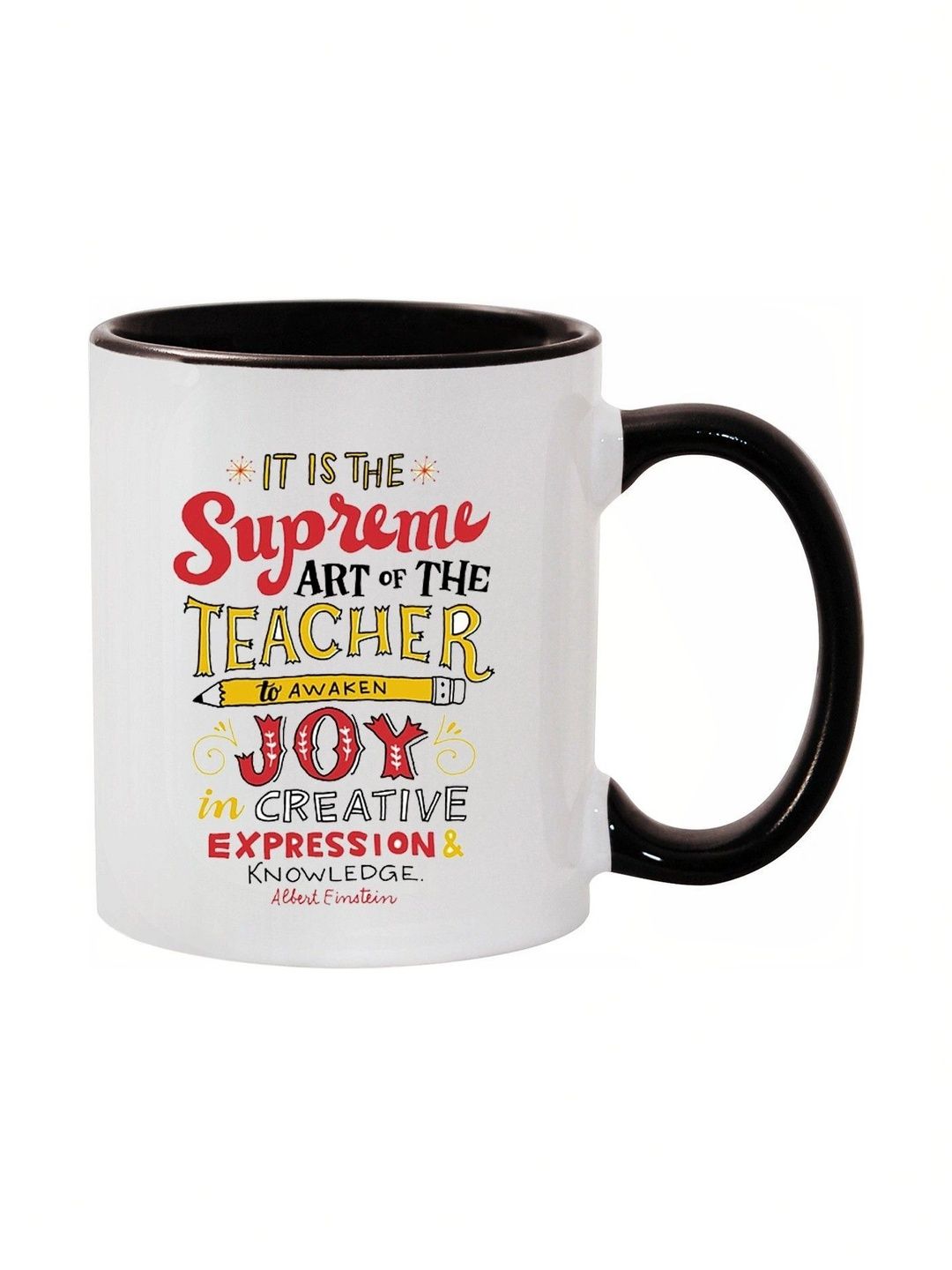 COATCASE Multicoloured Text or Slogans Printed Ceramic Glossy Mugs Set of Cups and Mugs-image-3