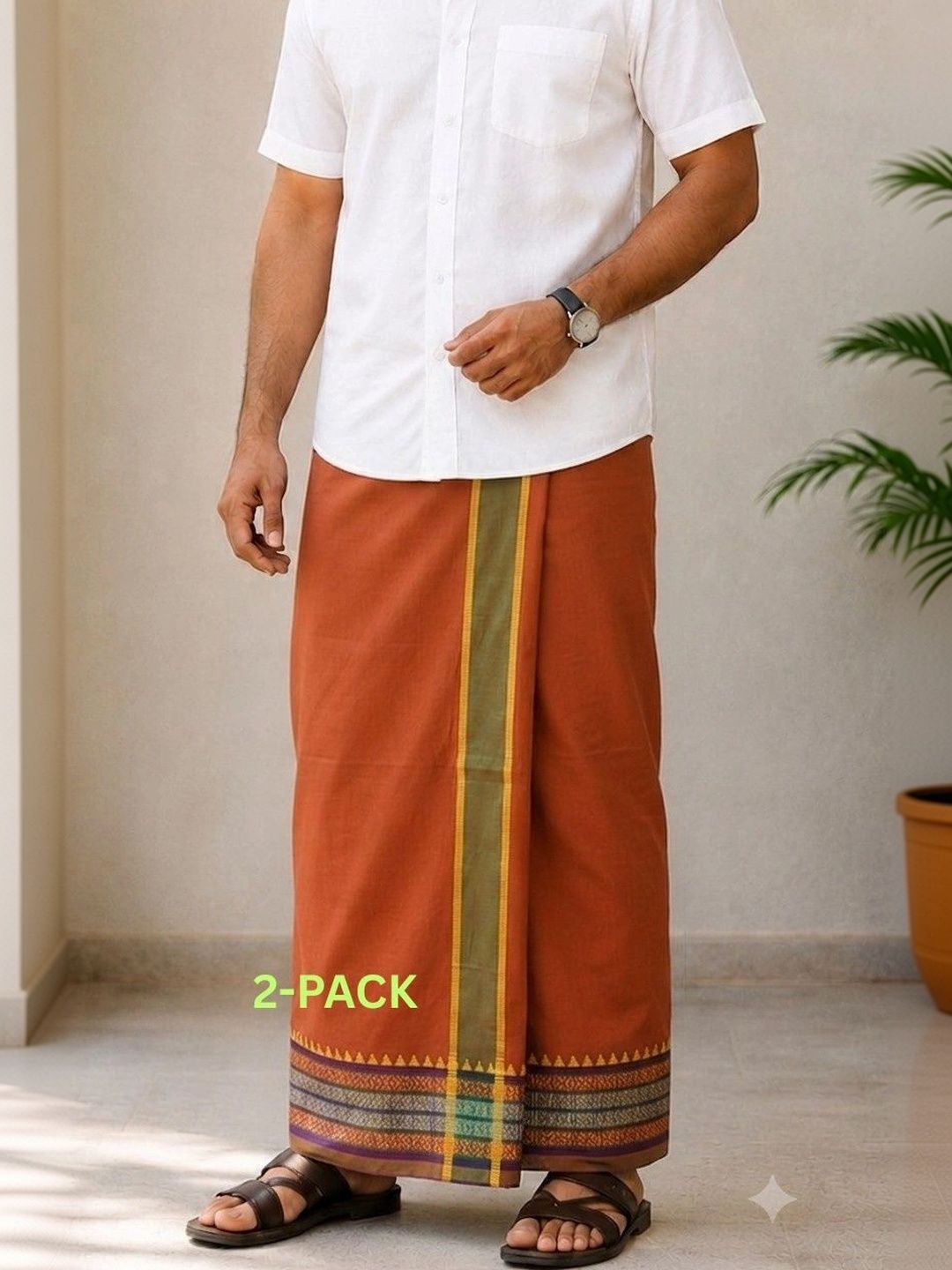 Sharan Elegance Men Cotton Dhoti Dhotis-picture-31