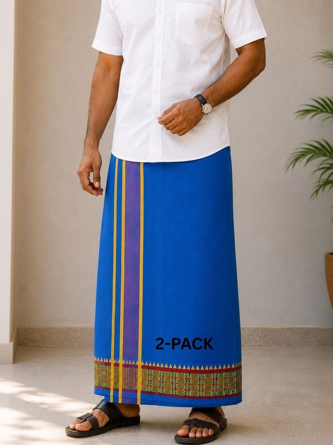 Sharan Elegance Men Printed Cotton Dhoti Dhotis-picture-43