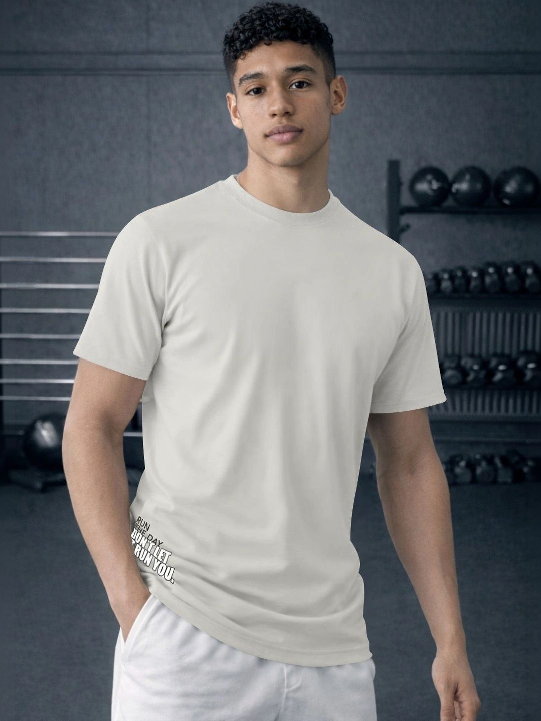 ENRIZZ X FITNESS EXCHANGE Men Typography Printed Dri-FIT T-shirt-picture-34