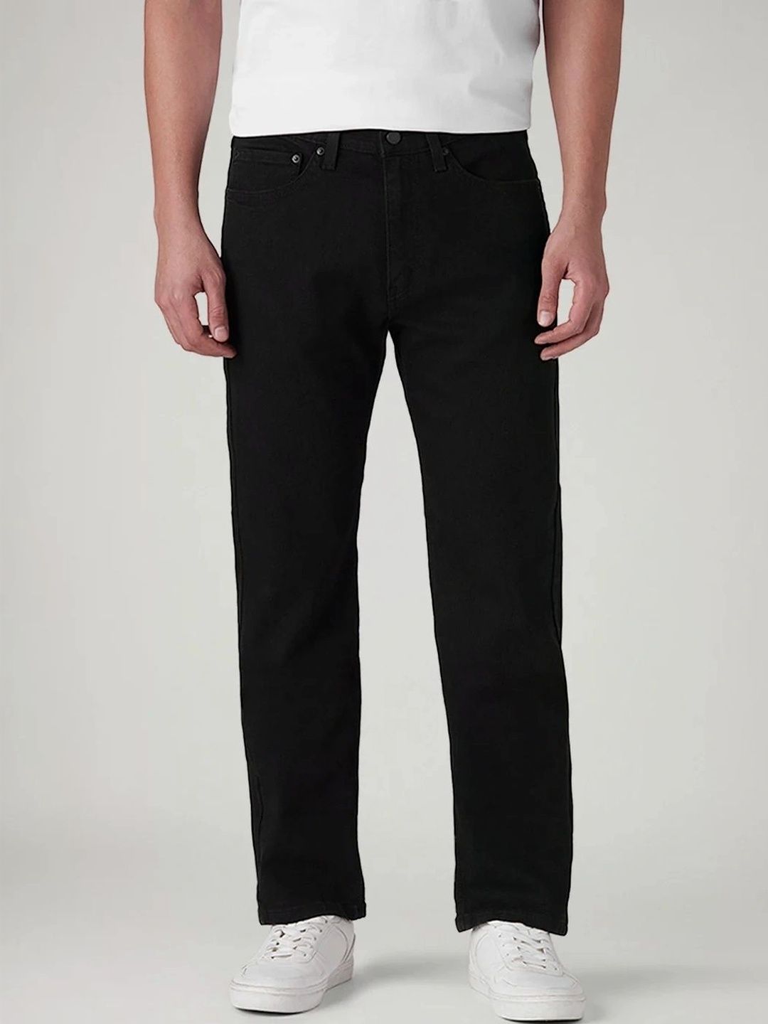 Levis Men Classic Straight Fit Mid-Rise Stretchable Jeans-picture-26