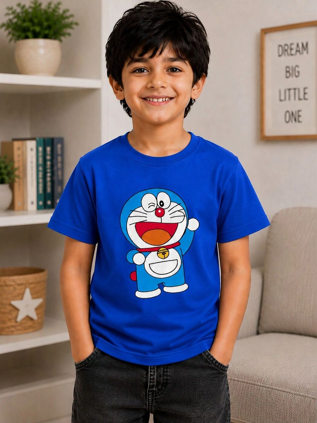 YK Disney Kids Doraemon Printed T-shirt-picture-44